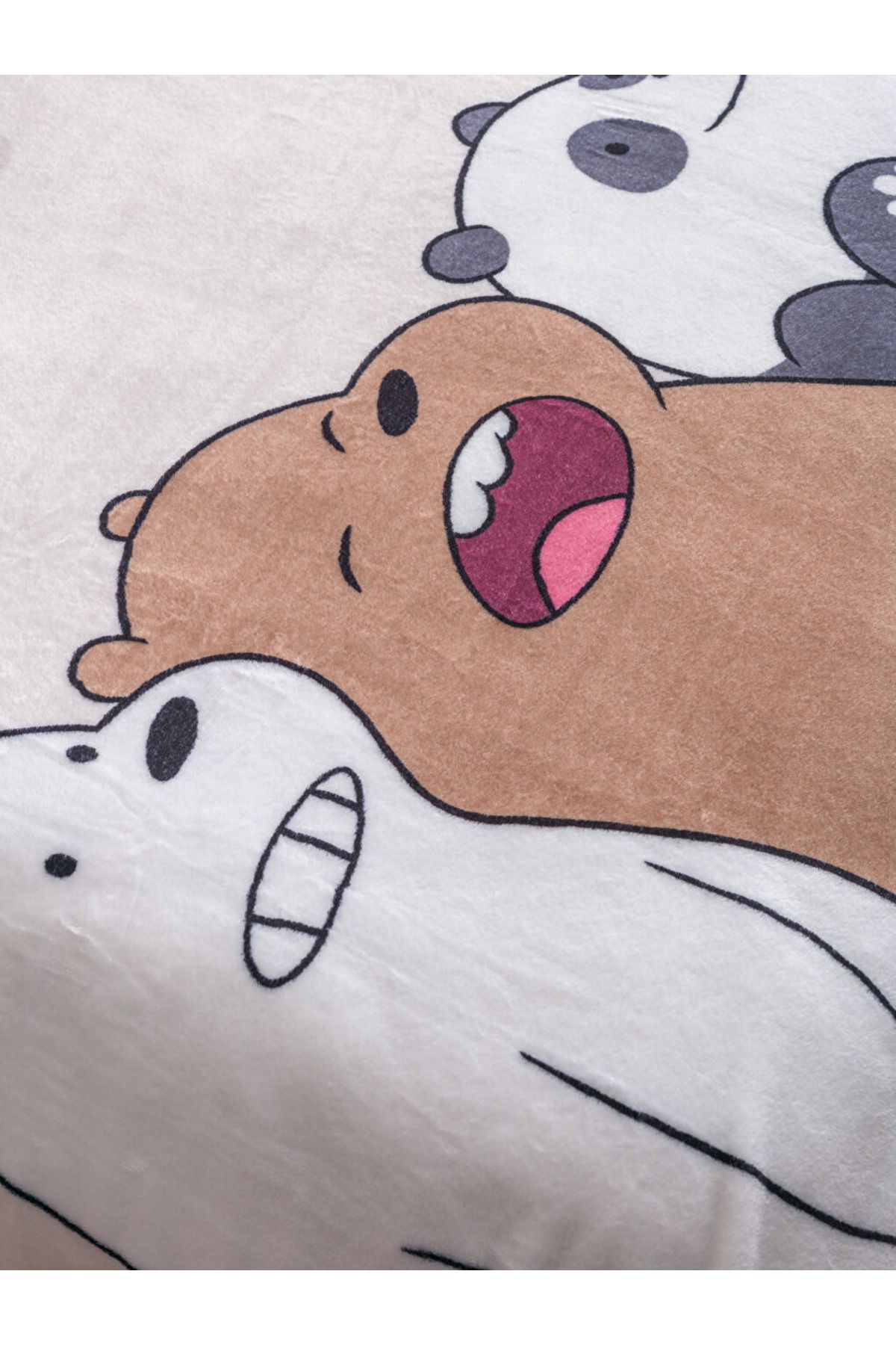 LC Waikiki-بطانية فردية من We Bare Bears - طباعة مختلطة، 150x200 سم 3