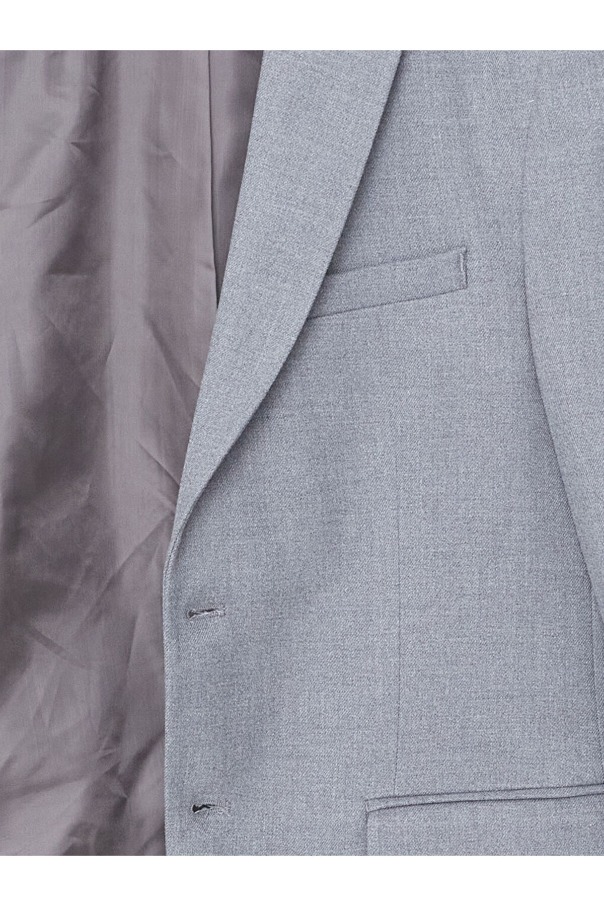 ژاکت مردانه خاکستری ال سی وایکیکی | W41311Z8NVY اورجینال - تصویر 2