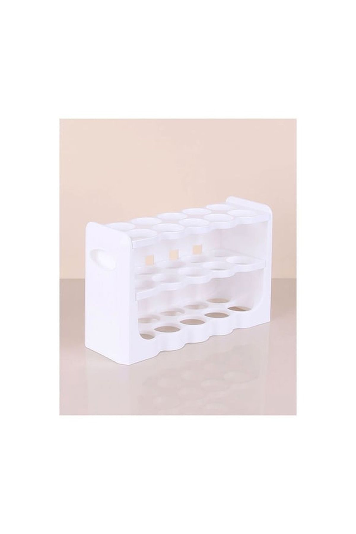 Hane216-30 Compartment Egg Organizer - Openable and Closing Shelf, 3 Tiers 4
