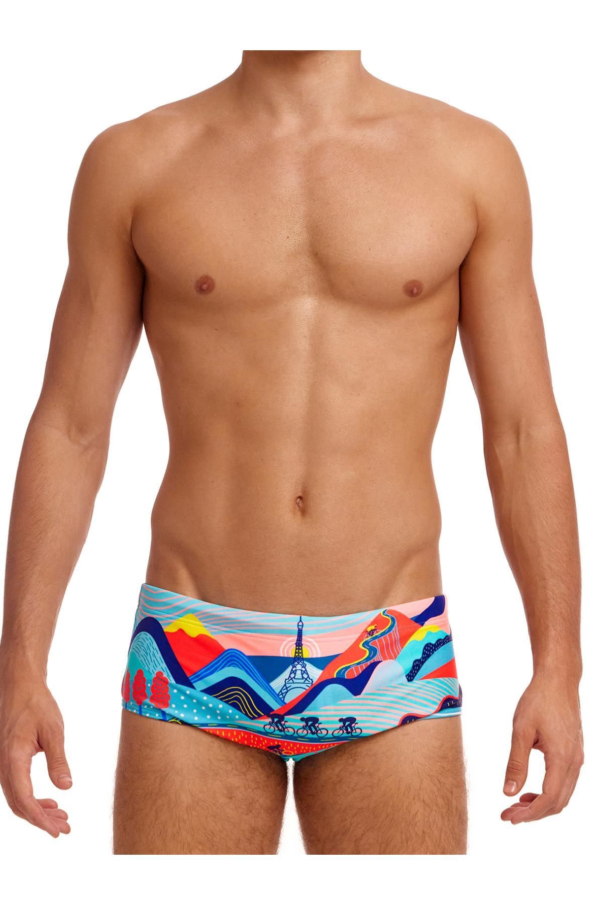 Funky Trunks-Vive La Funky Men's Training Swimsuit - 14cm Trunks 2
