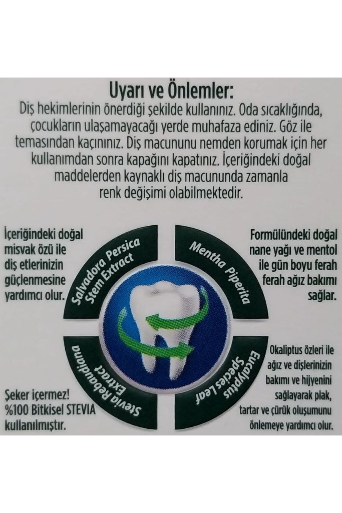 Eyüp Sabri Tuncer-90 ml Set of 4 - Oral Care Full Gun, Refreshing Toothpaste, Perfect Protection for Sensitive Outside with Miswak Extract 4