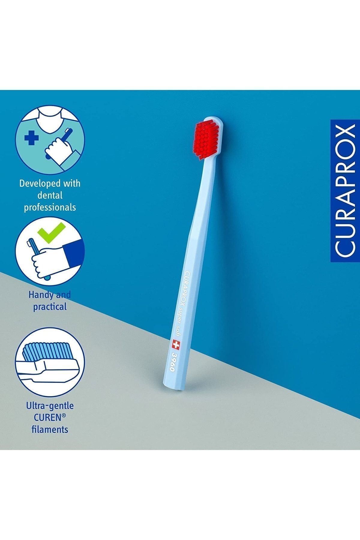 Curaprox-Cs 3960 Super Soft Toothbrush (3 Pieces) 4