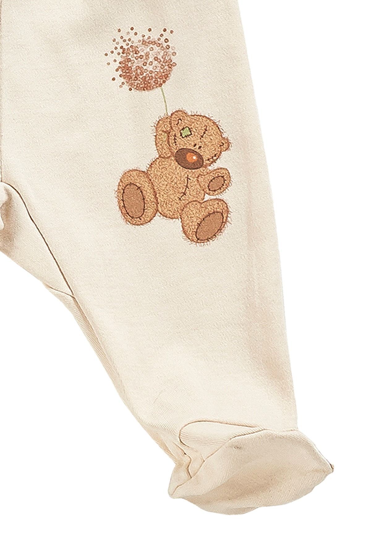 بادی نوزادی پسرانه – دخترانه بژ tinylamb | TL-FB-4P1 اورجینال - تصویر 8