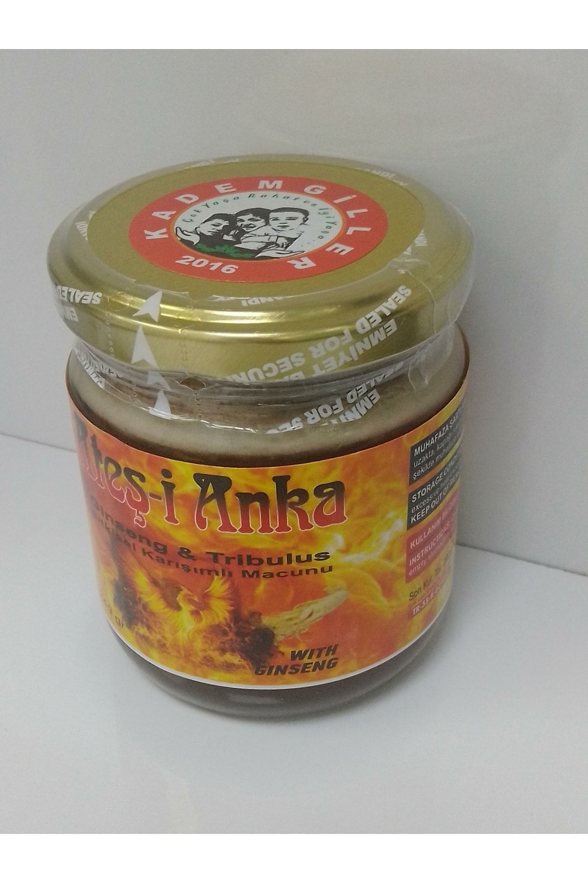 Ateş-i Anka Ginseng& Tribulus Bitkisel Karışımlı Kuvvet Macun 240gr