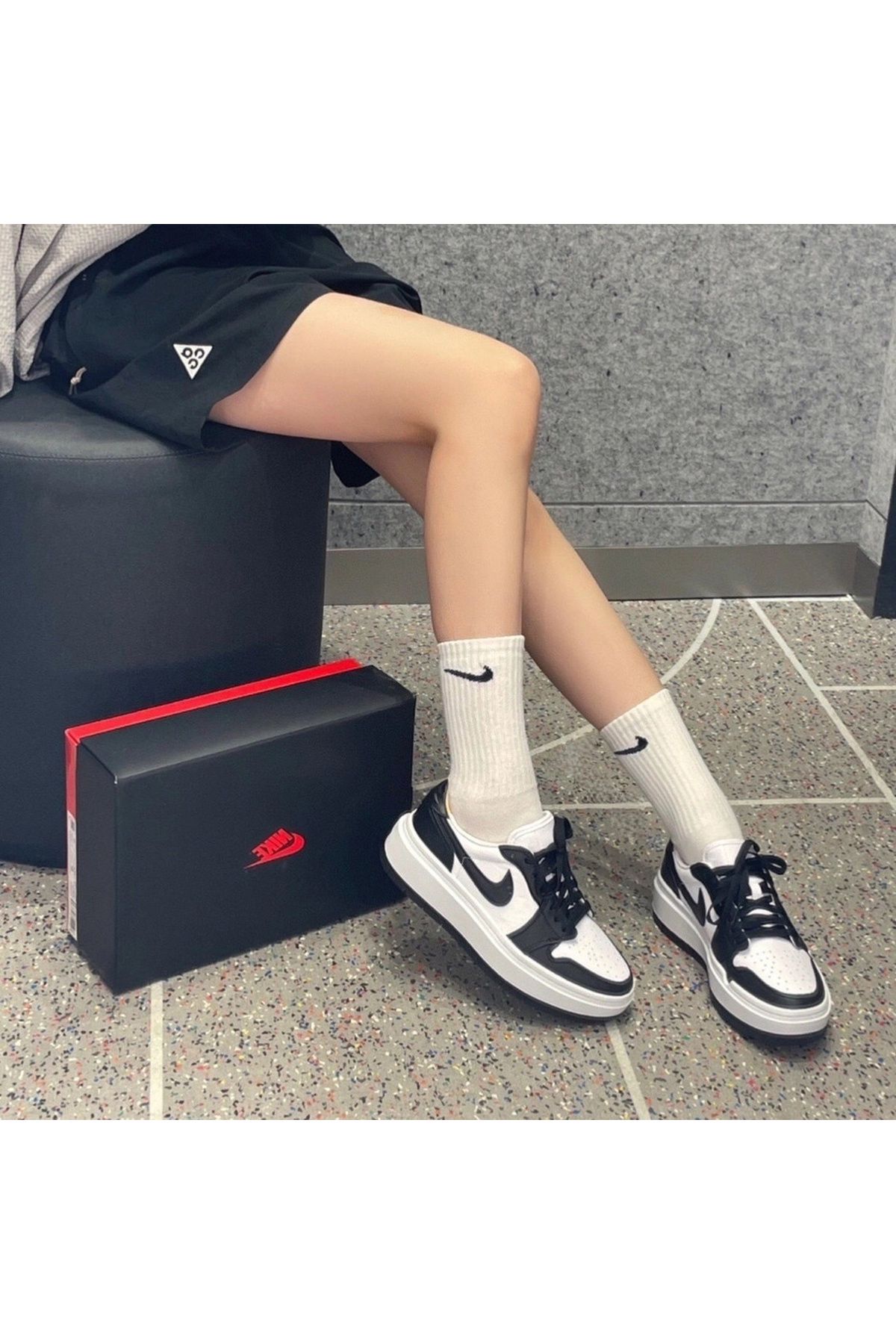 کفش Nike نایکی اسپرت Air Jordan 1 Elevate Sneaker DH7004-109 (SLIM FIT) اورجینال - تصویر 2