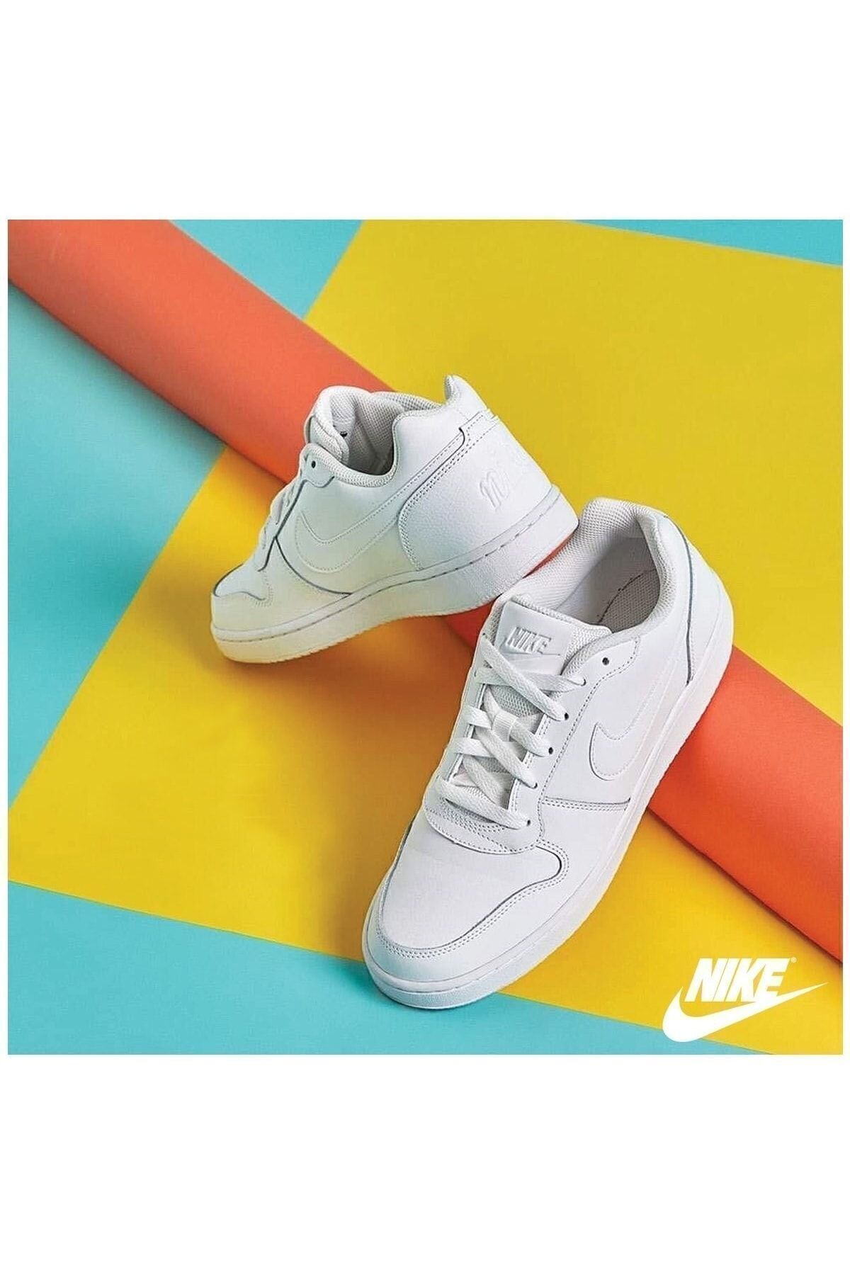 Nike Ebernon Low Erkek Spor Ayakkab Beyaz Aq1775 100 Fiyat Yorumlar Trendyol