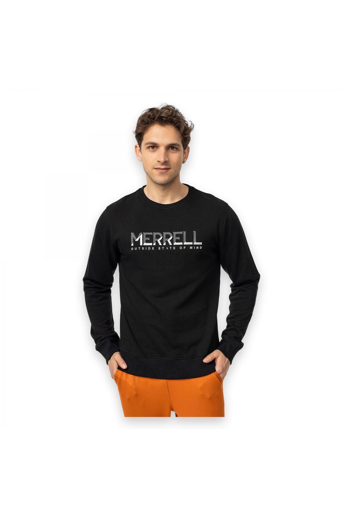 سویشرت مردانه مشکی M25Smithm Outdoot Sweat Merrell