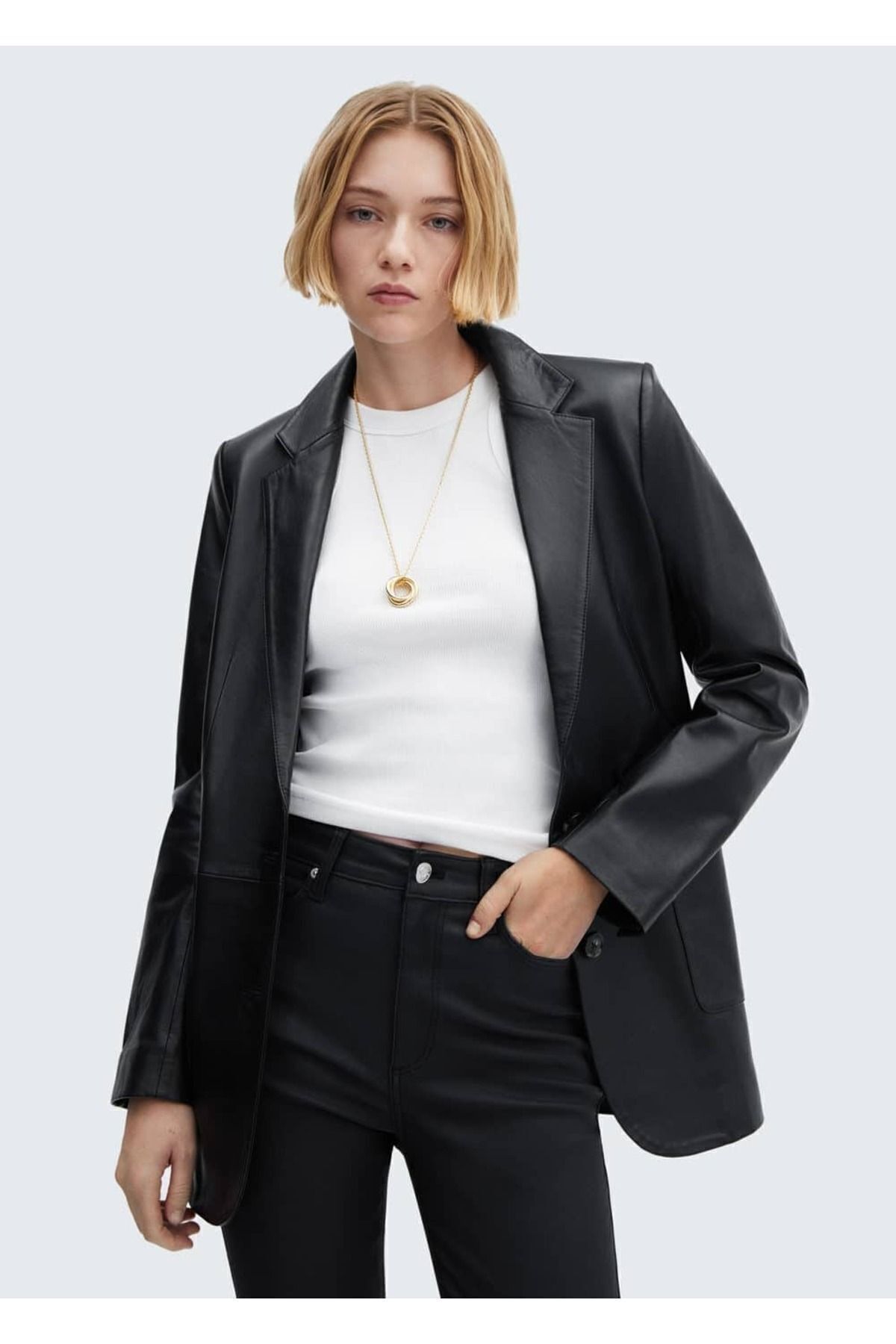 Mumlu Yüksek Belli Skinny Jean