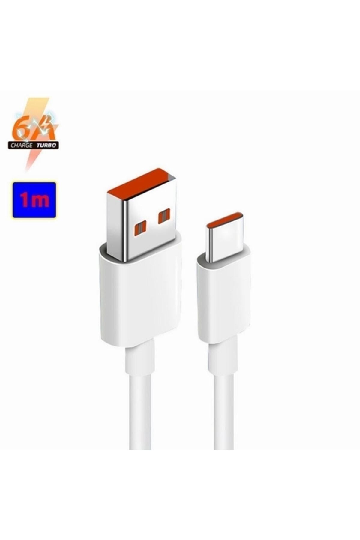 Xiaomi Redmi Note Uyumlu 10 5g 6a 66w Usb Type-c Turbo Hızlı Şarj Ve Data Kablosu - 5