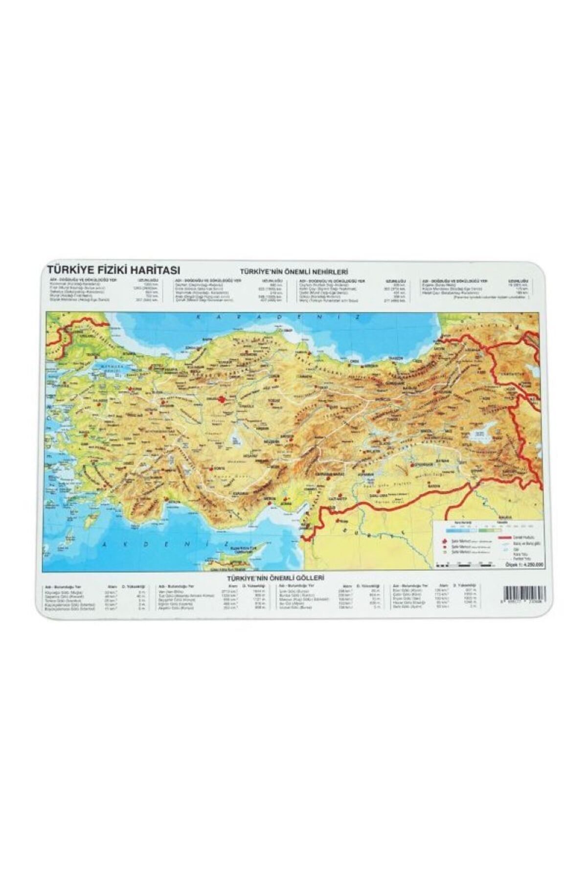 Türkiye Haritası Puzzle 81 Parça 28x40 Cm