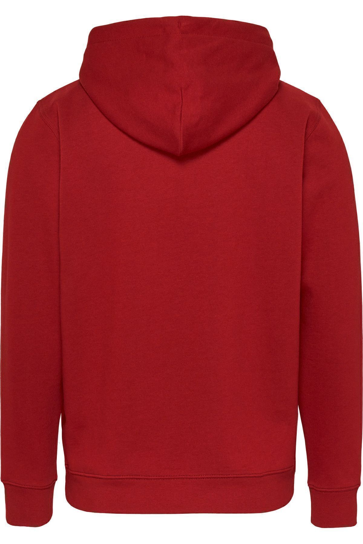 سویشرت قرمز مردانه آرم برند آقایان کاپوت شیک به نظر می رسد DM0DM17985 XMO Tommy Hilfiger