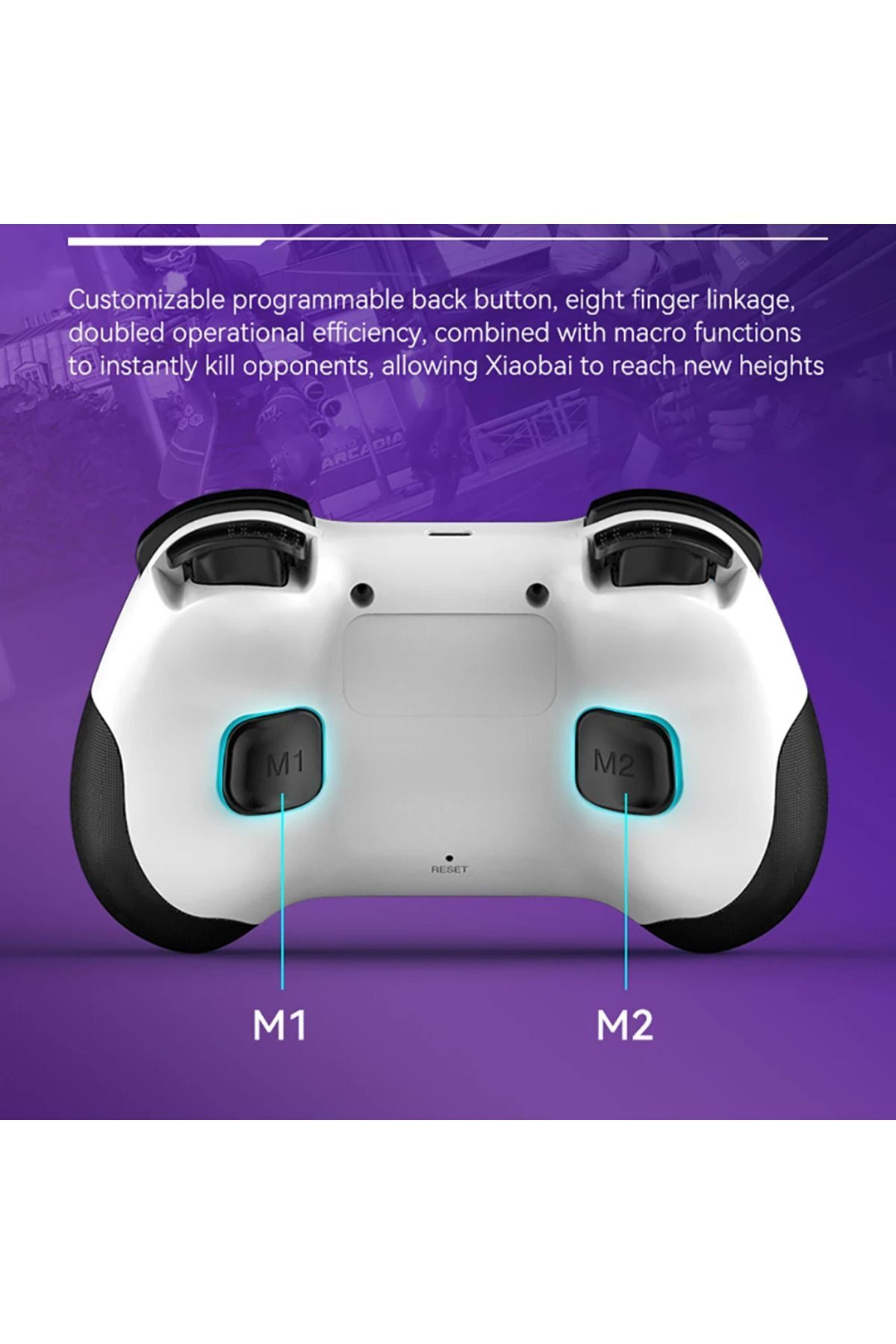 Z01 Rgb Işıklı Switch/Ps3/Ps4/Android/iOS MFi/Pc/Steam Uyumlu Kablosuz Bluetooth Gamepad 4