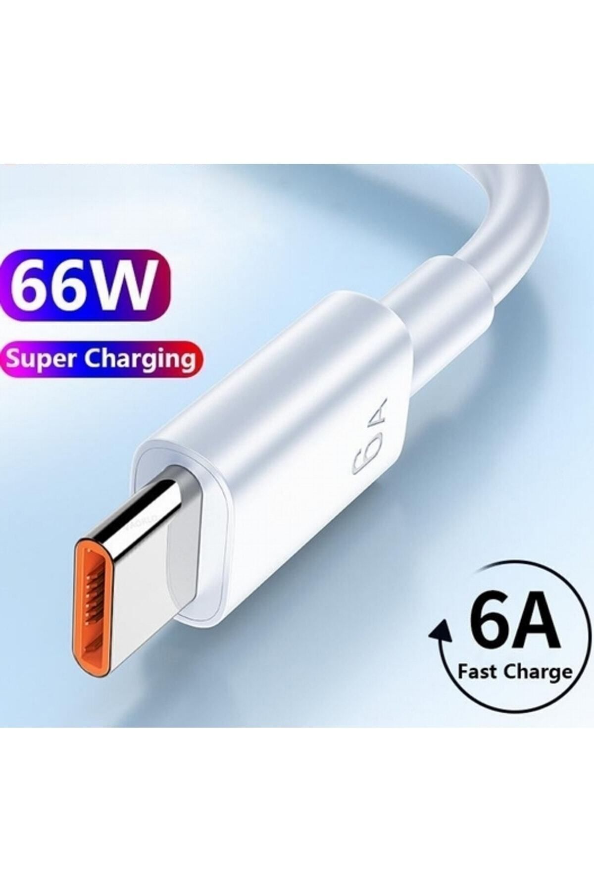 Xiaomi Redmi Note Uyumlu 10 5g 6a 66w Usb Type-c Turbo Hızlı Şarj Ve Data Kablosu - 8