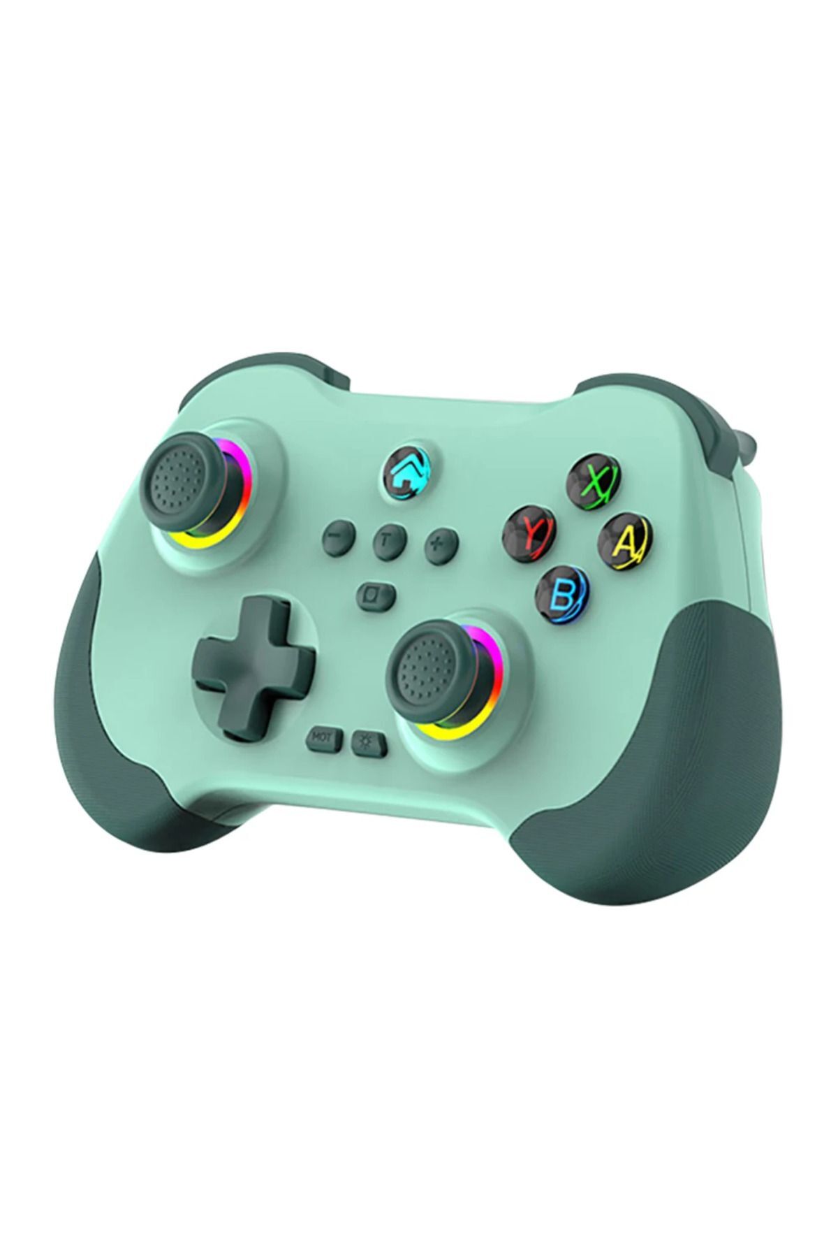 Z01 Rgb Işıklı Switch/Ps3/Ps4/Android/iOS MFi/Pc/Steam Uyumlu Kablosuz Bluetooth Gamepad