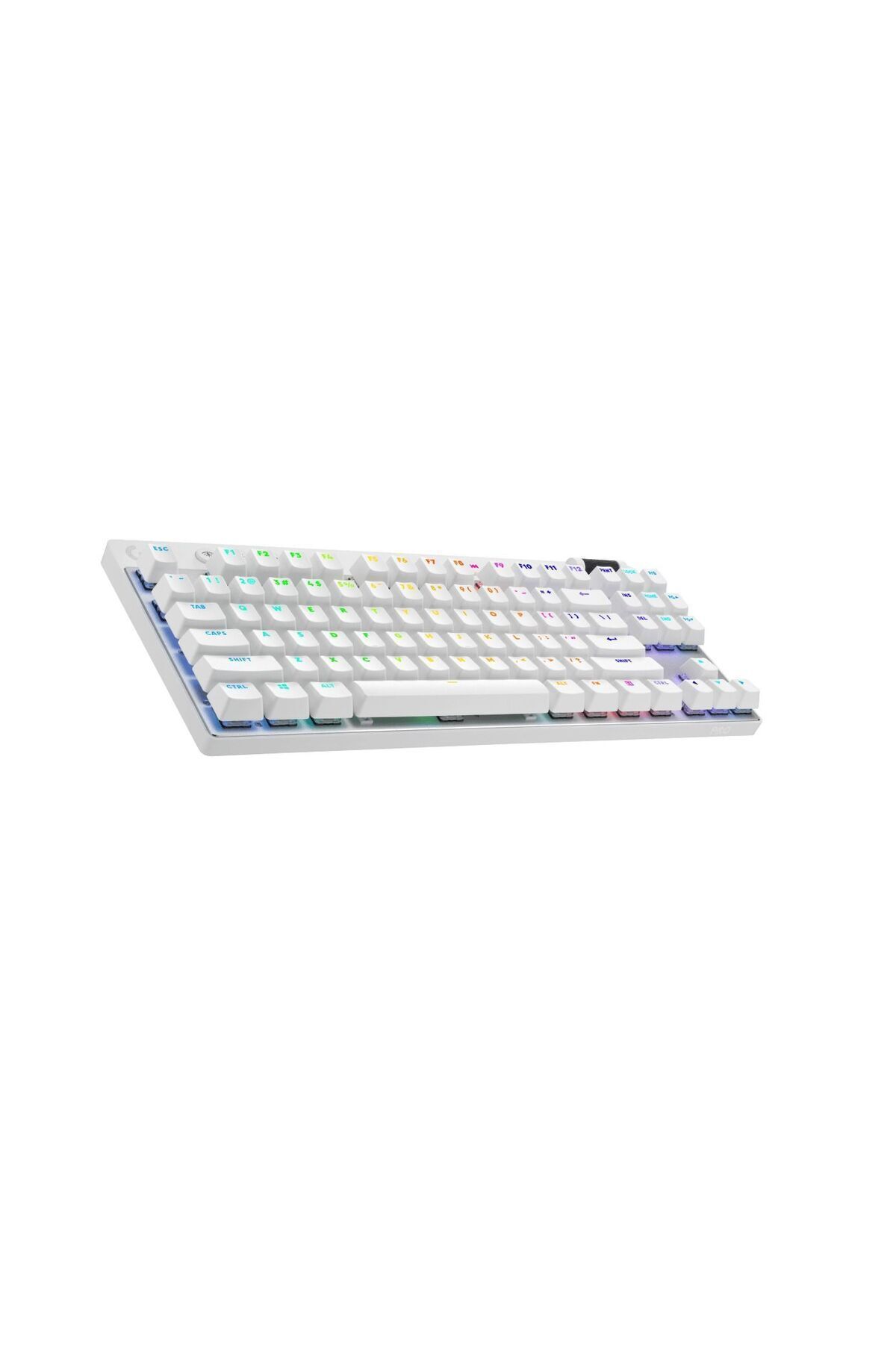 logitech-G PRO X TKL LIGHTSPEED Wireless Gaming Keyboard, Tactile Switches (GX Brown),White 8