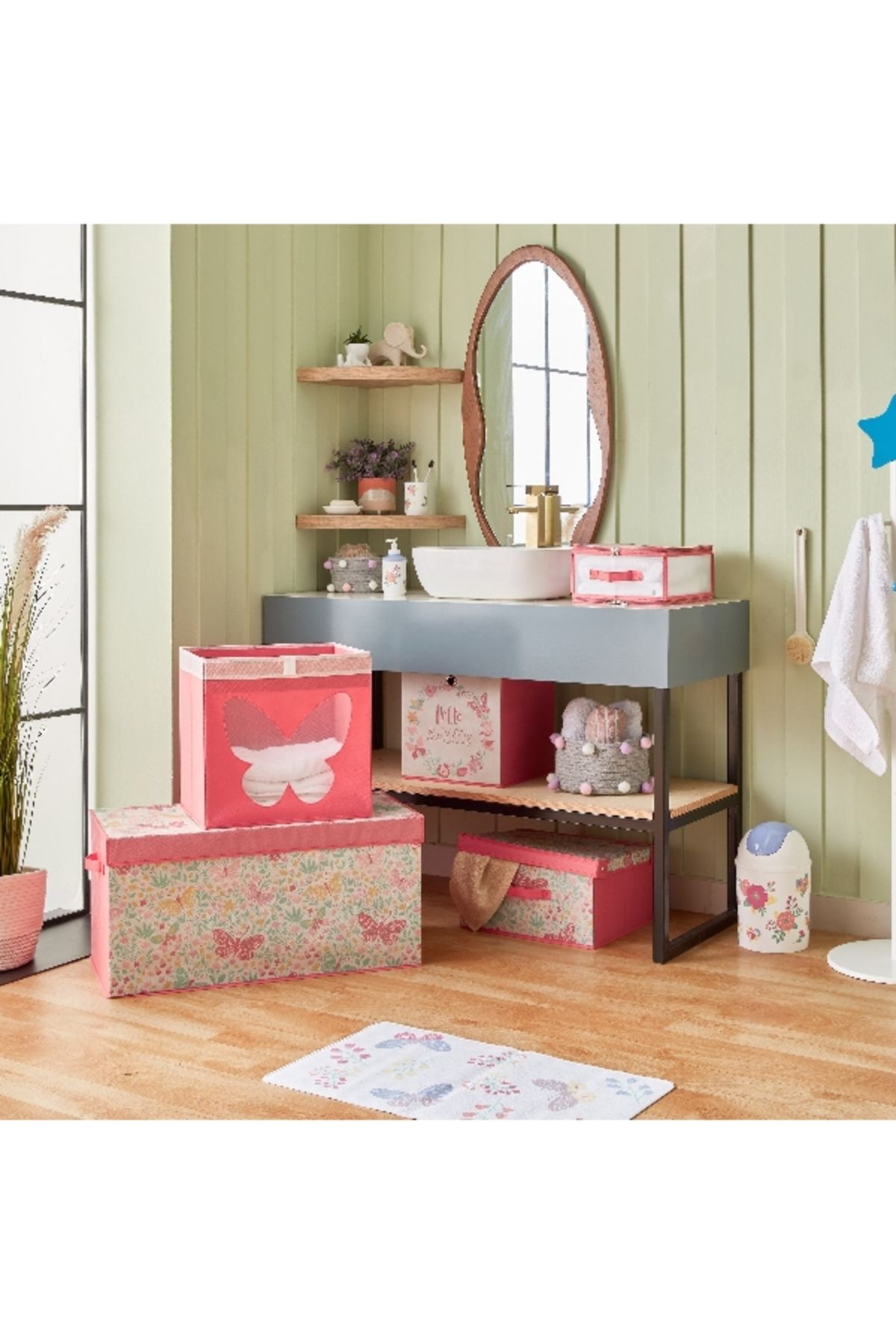 Home Box-Trifle Flutterby Butterfly Storage Box - 40x33x40 cm 5