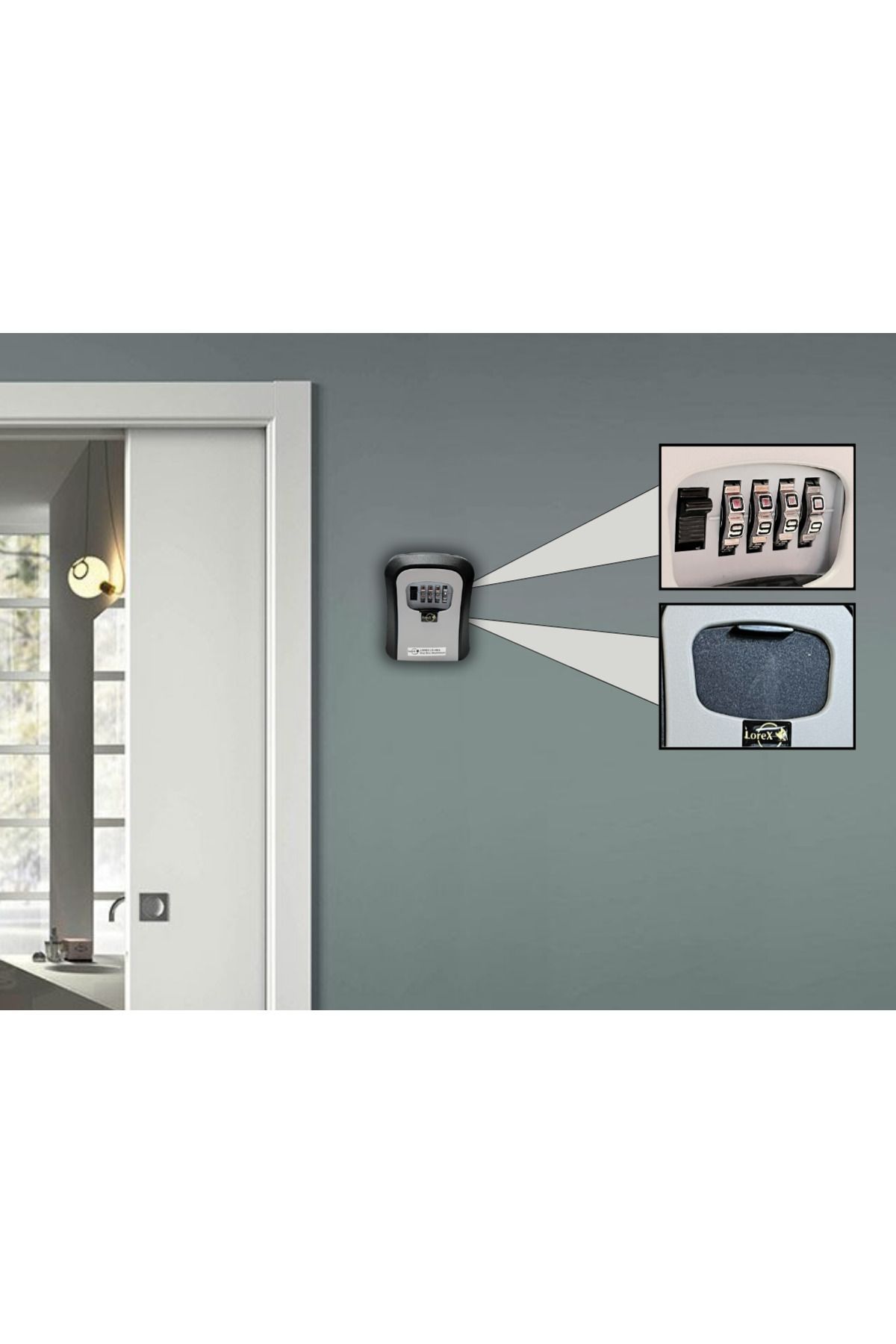 LOREX-Hanging Combination Key Box 2