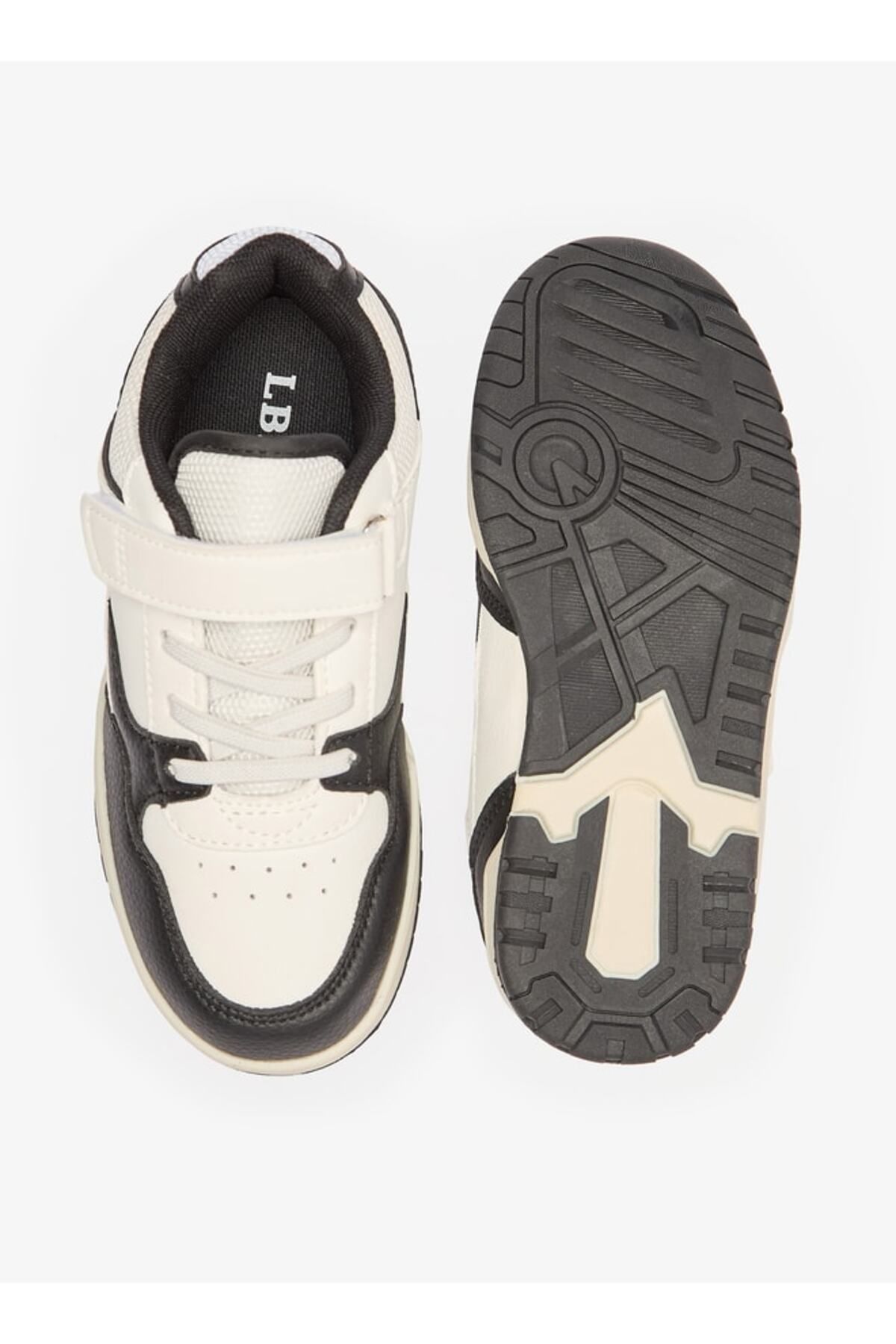 LBL by Shoexpress-Panelled Shoes with Hook and Loop Closure 4