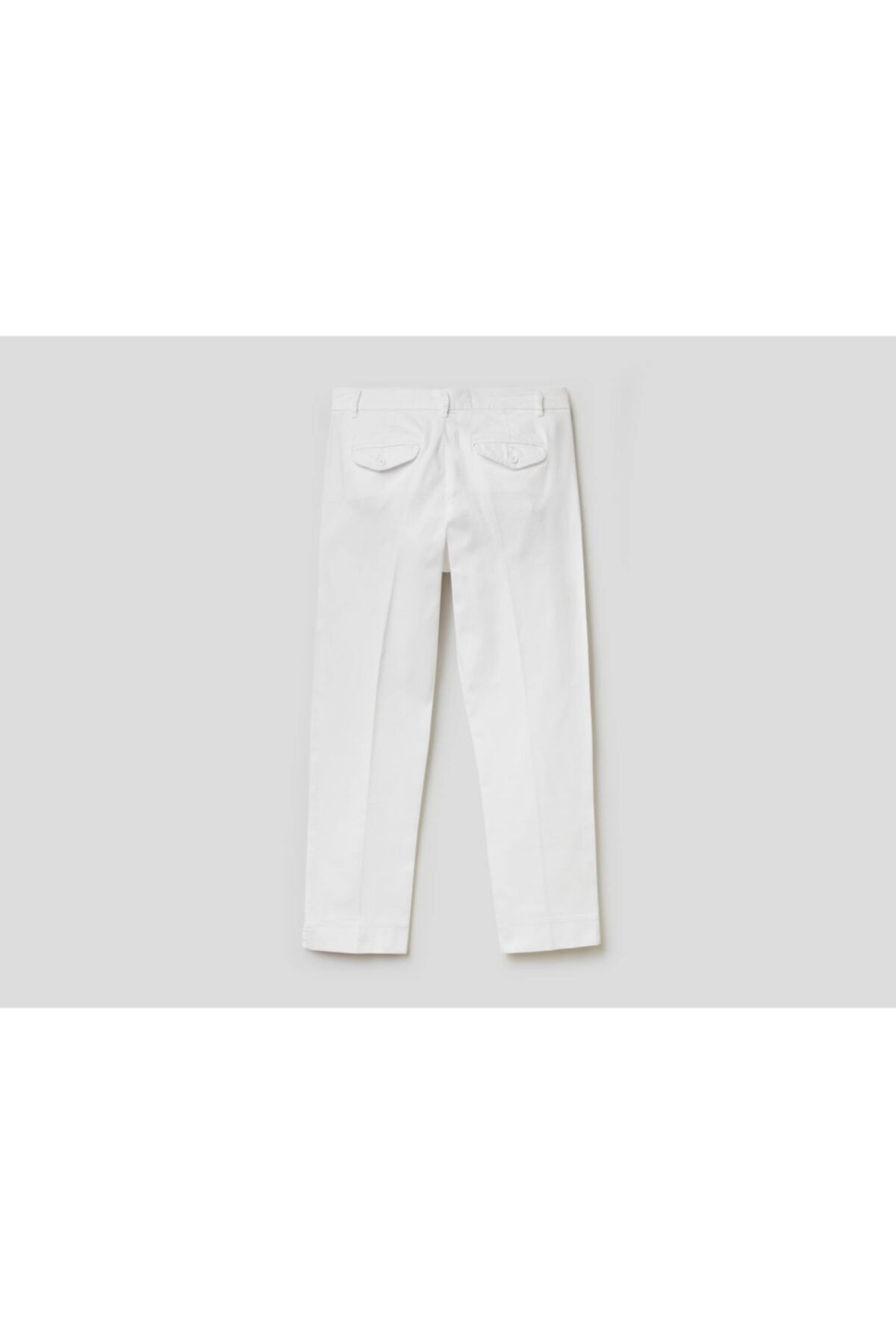 United Colors of Benetton-White Seasonal Women's Chino Pants 5