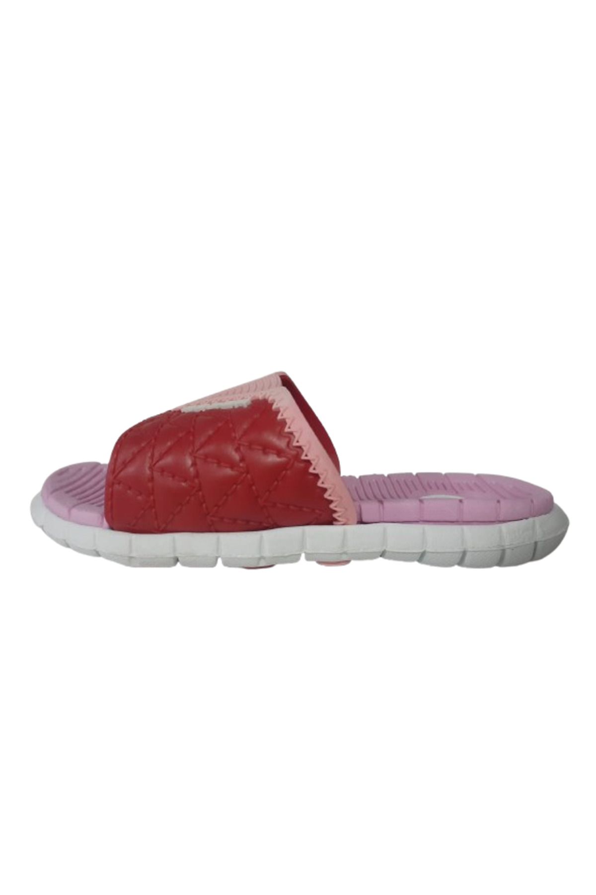 GEZER-Pink and White Ultra Light Girls' Slippers - Double Sole Geezr97-06 4