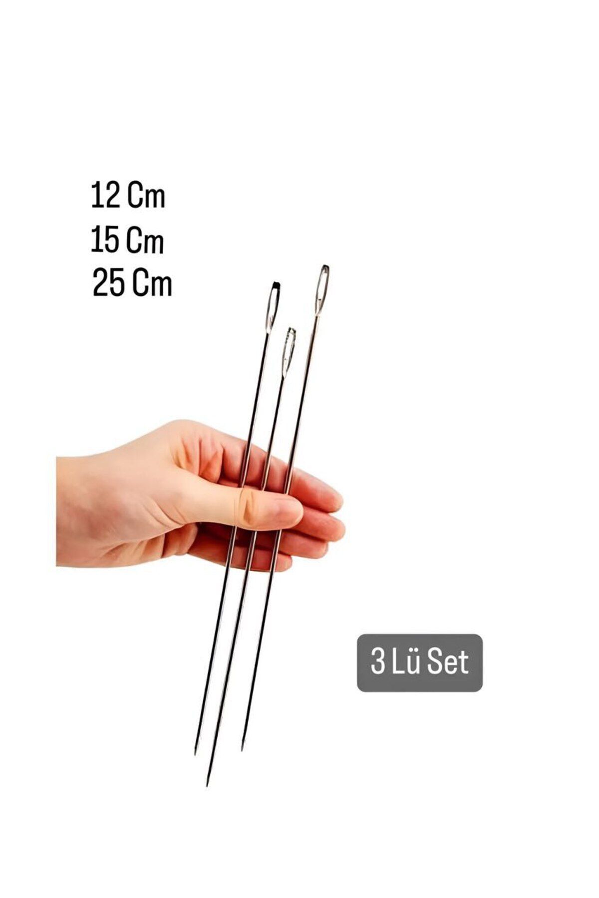 Metler Çuvaldız Düz İğne Yorgan İğnesi 12cm &15 cm&25 cm