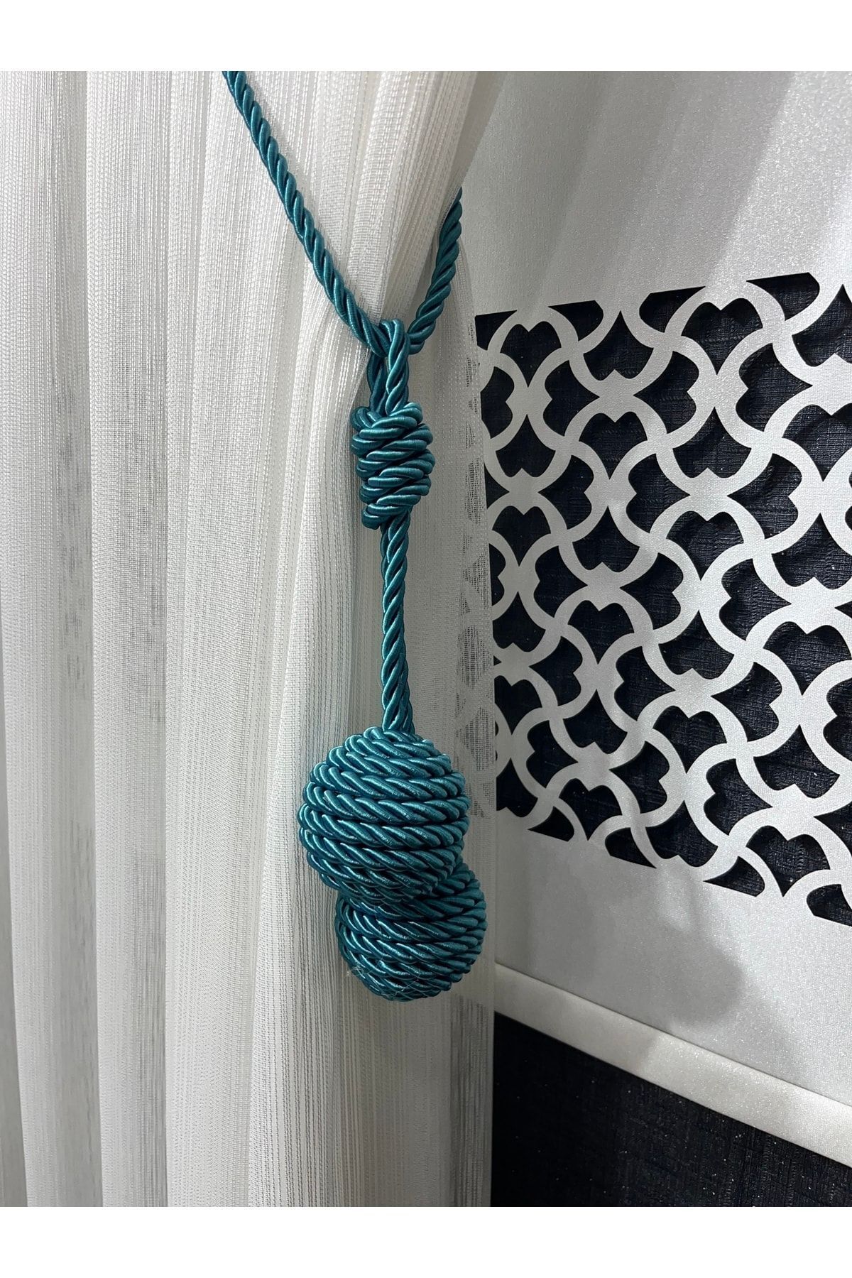 Background Curtain Tying Apparatus Cornice Plug-in Single Piece