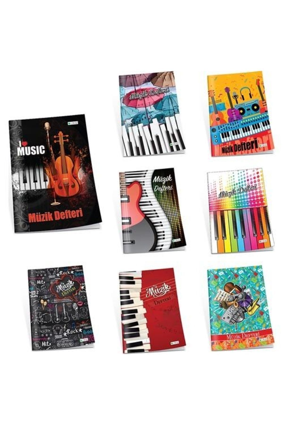 ÇINAR DEFTER-Uninote Music Notebook A4 40 Print.by. 3