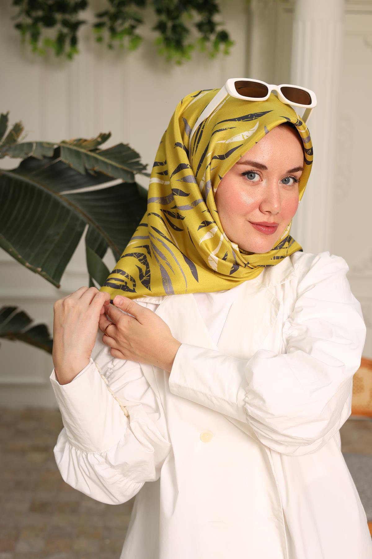 روسری زنانه خانه ابریشم | 11432-07 Silk Home - Image 4