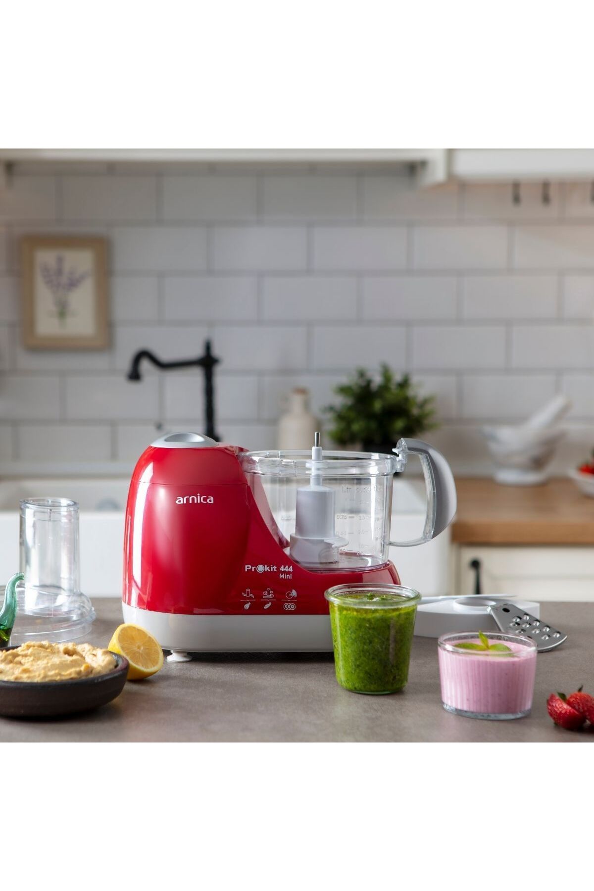 Arnica-ProKit 444 Mini GH21032 - Red Food Processor 3