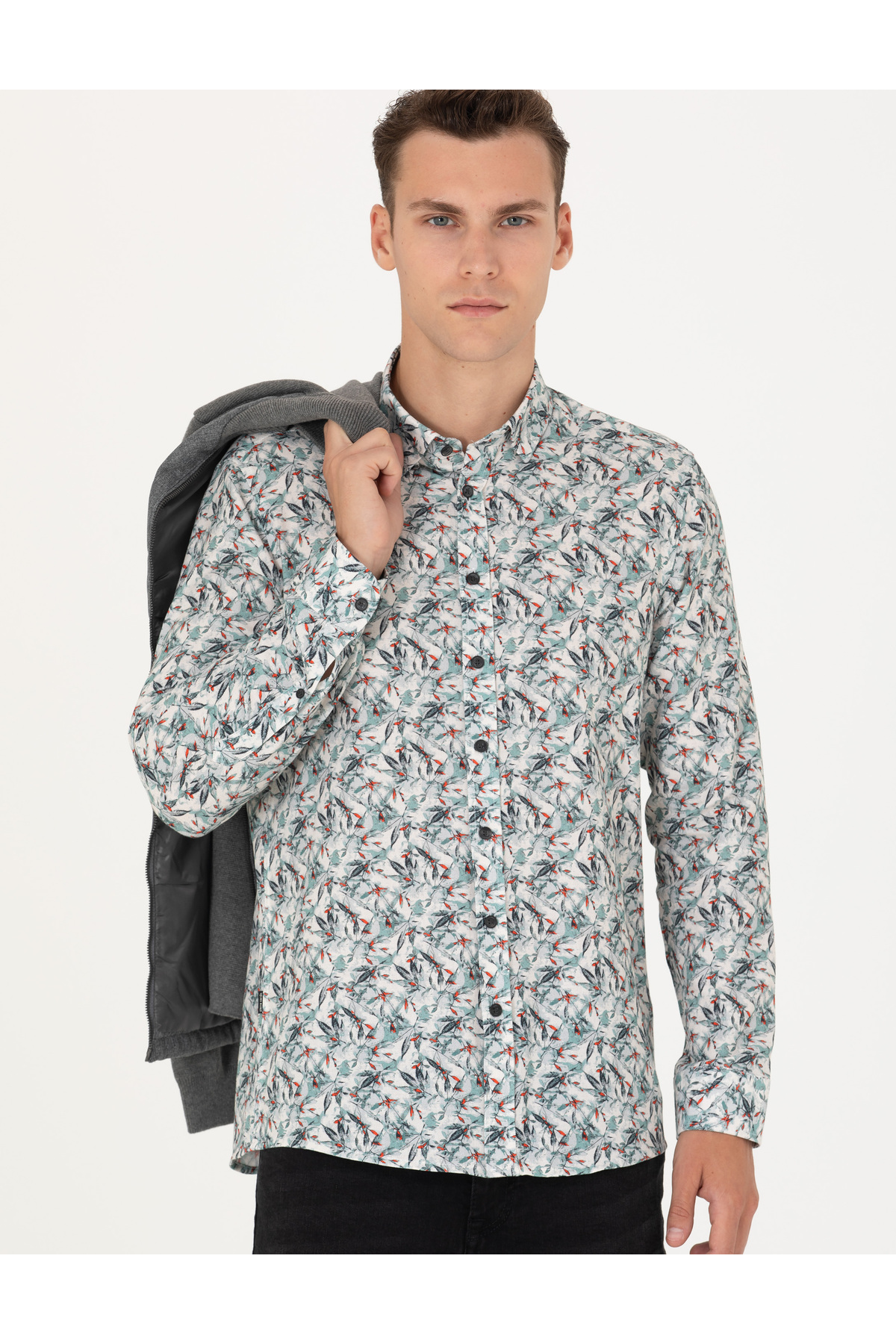 پیراهن مردانه پیر کاردین | 50276458-VR152 Pierre Cardin - Image 3