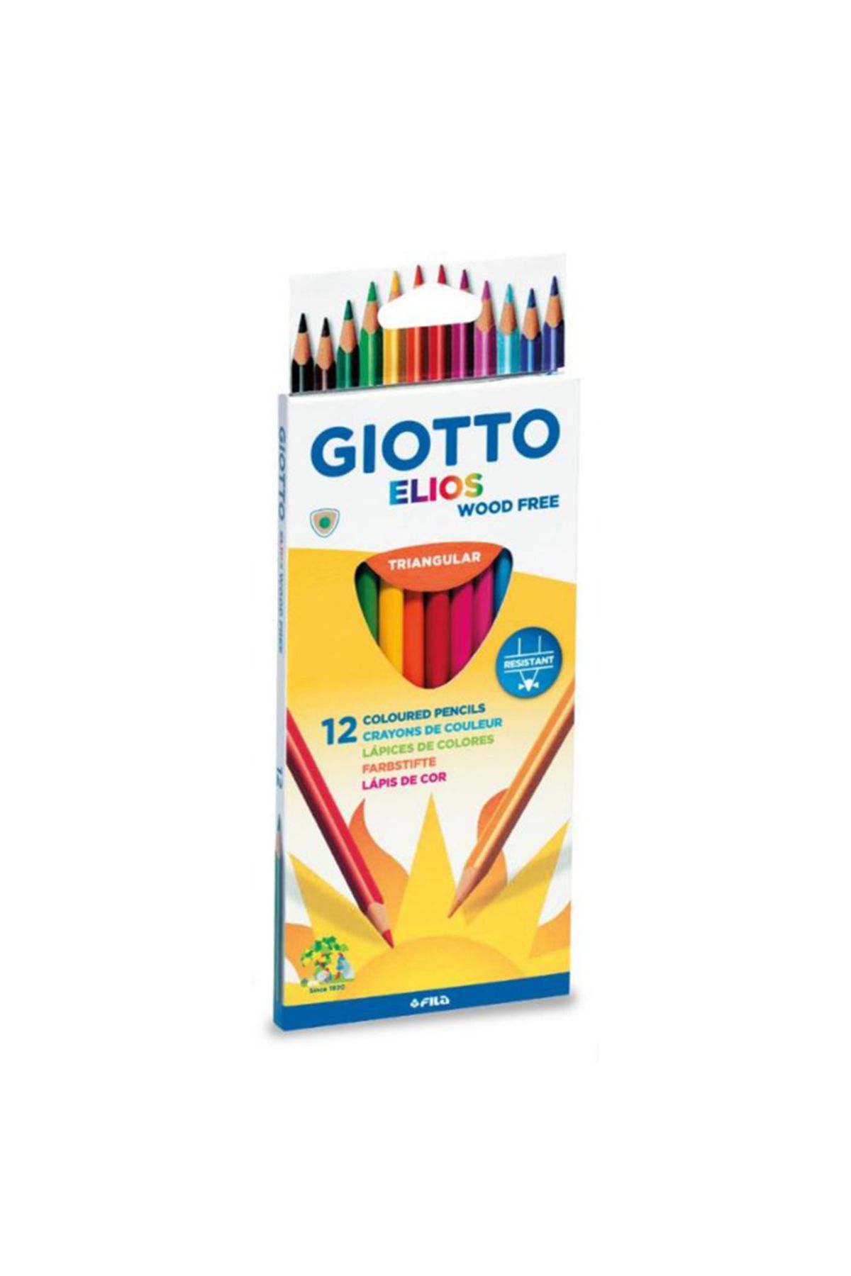 Giotto-Gıotto275800 Ellipse 12 Colors Dry Paint 2