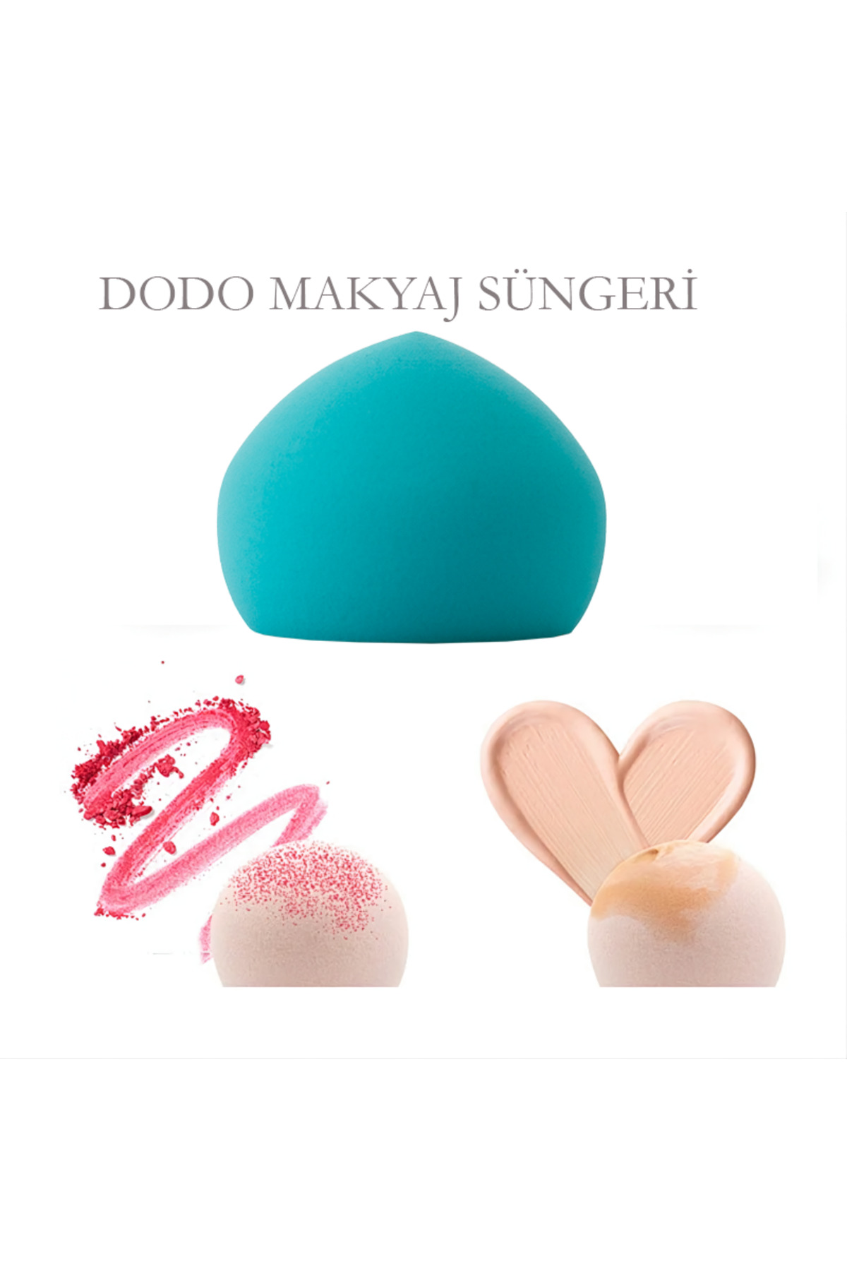 Soho N.Y.C. Vegan Dodo Makyaj Süngeri Yeşil