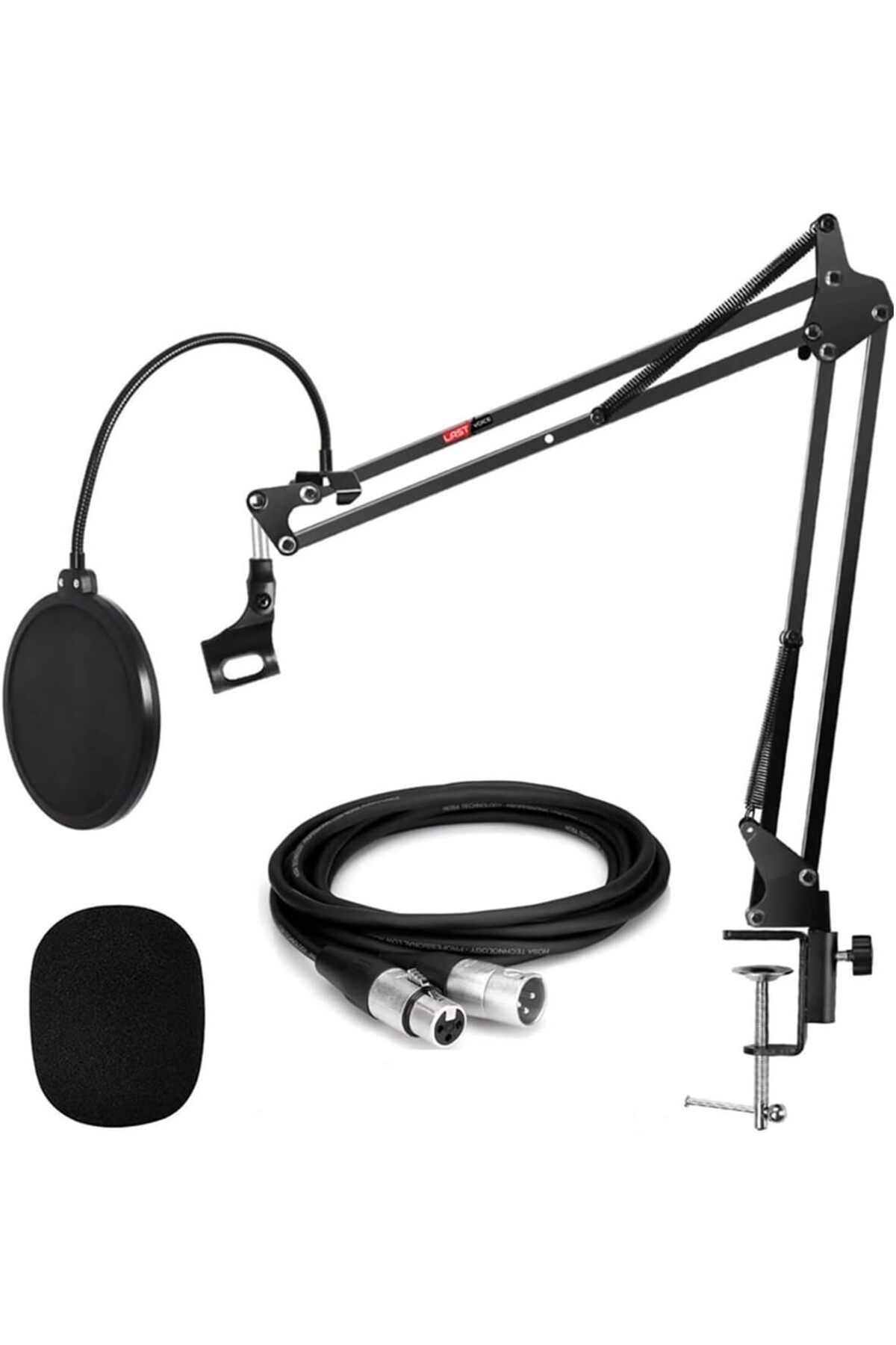 Nb39psx Set Stüdyo Masa Fon Standı Pop Filtre Xlr Kablo