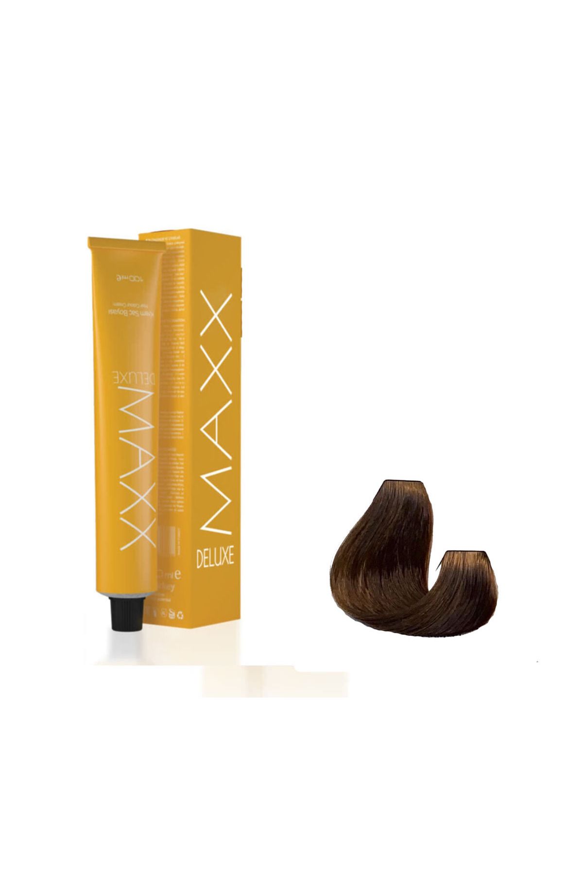 Maxx Deluxe Tüp Boya 8.1 Küllü Açık Kumral 60 ml x 2 Adet