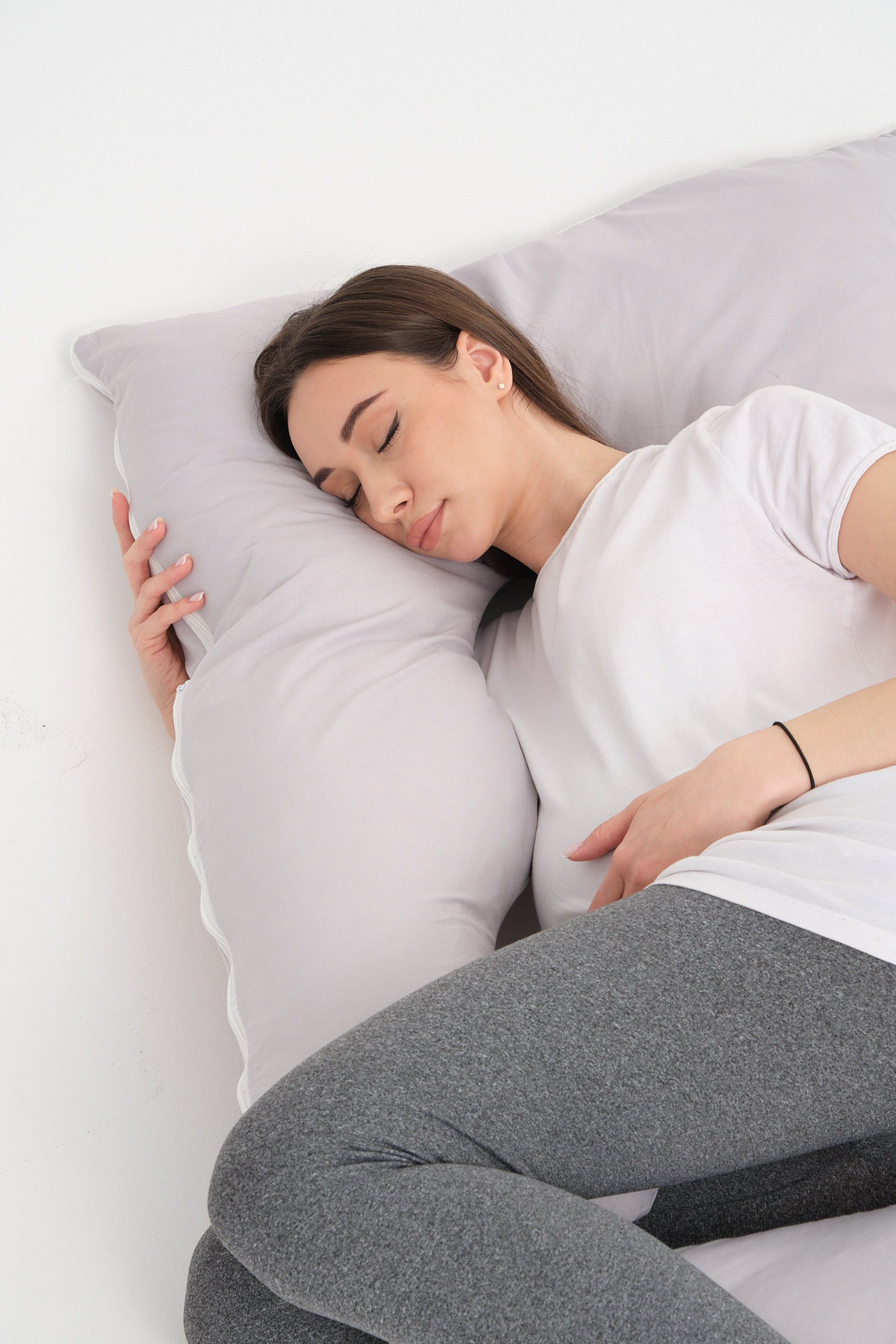 Pinkapple Beş Farklı Bölgesel Destekli Fonksiyonel Yıkanabilir Kılıflı Hamile Destek Yastığı fotoğrafı 4 (önizleme)