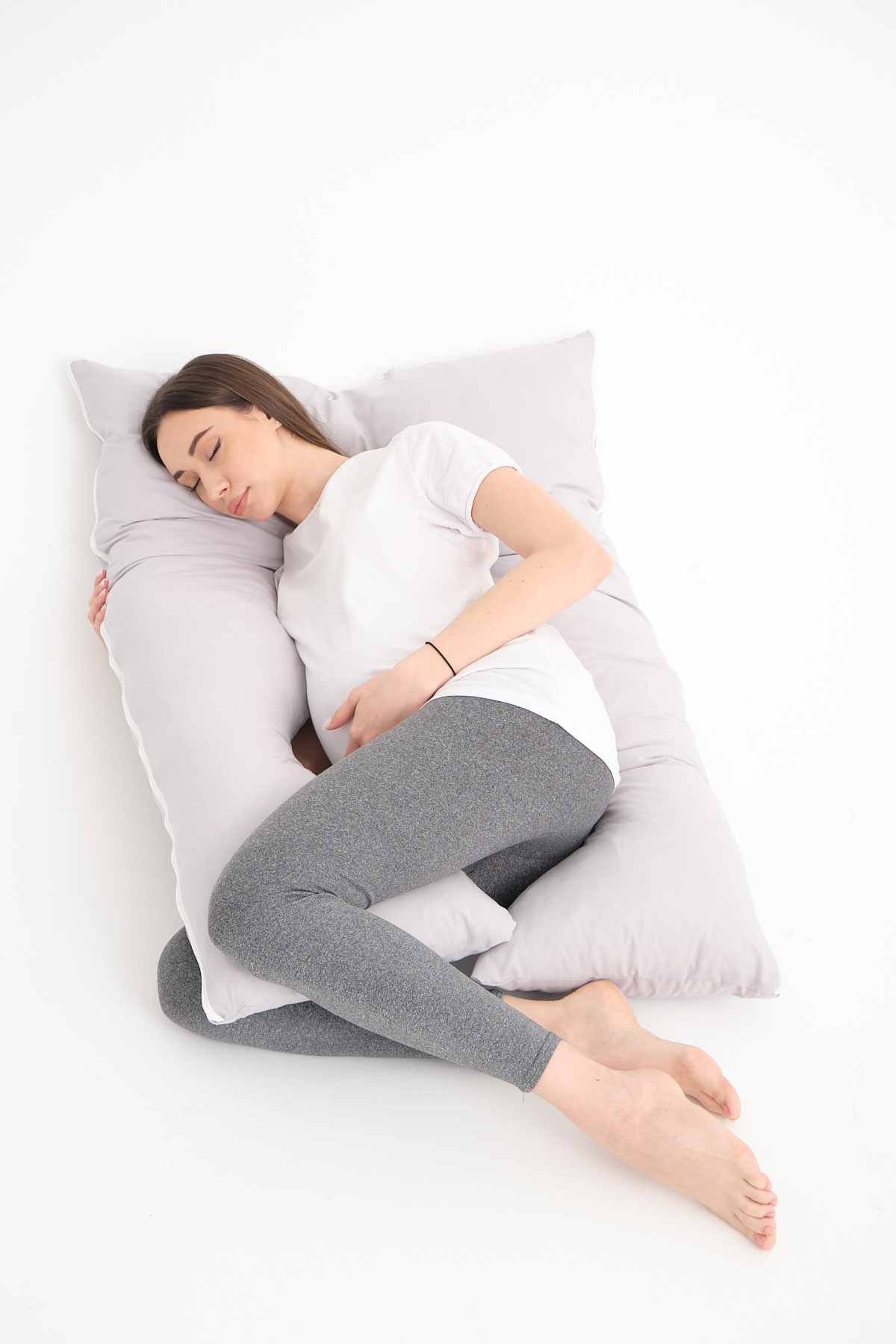 BabyModa Destekli Hamile Yastığı Sırt, Kalça, Bacaklar ve Göbek Desteği Gebelik Minderi fotoğrafı 3 (önizleme)