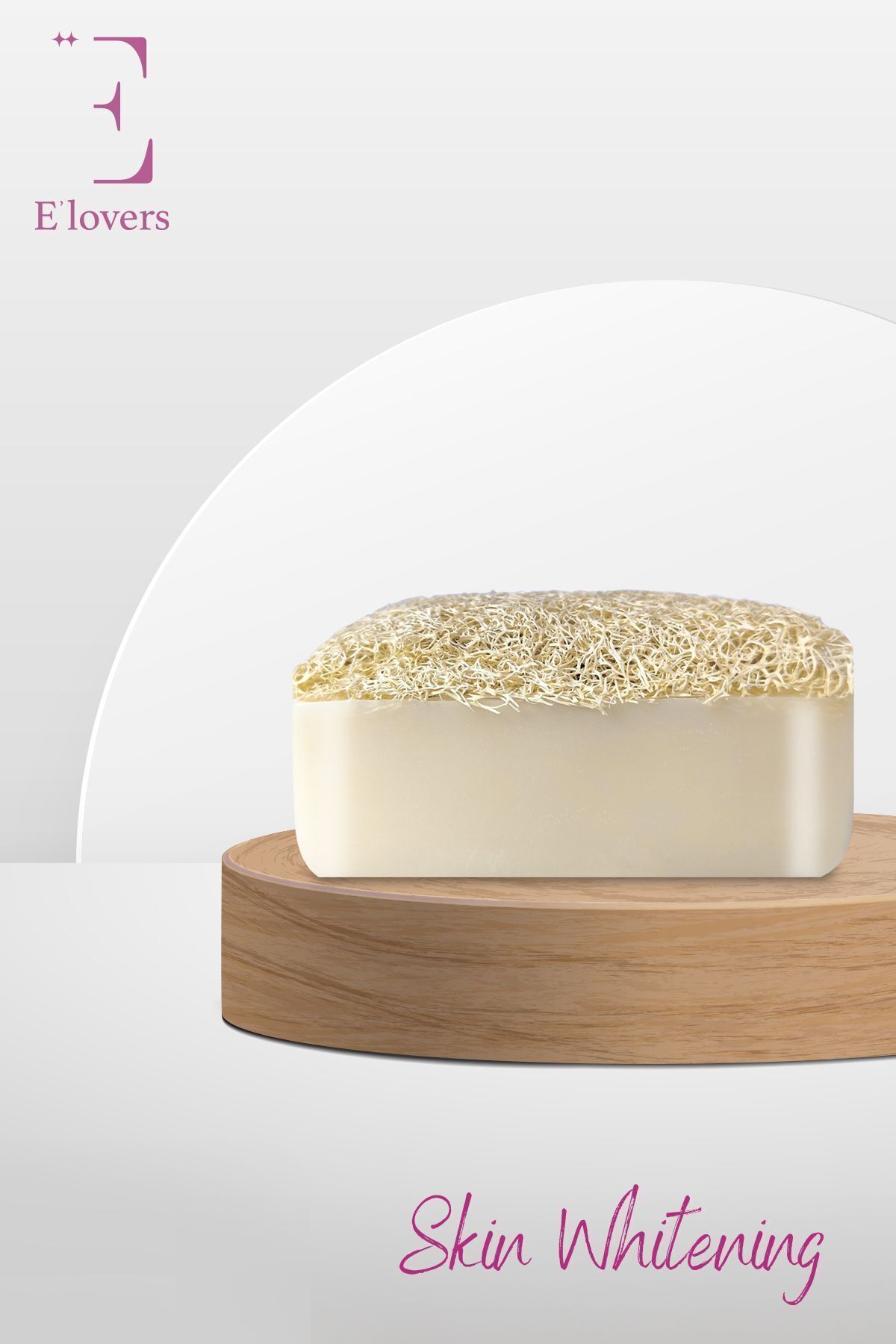 Elovers-125 gr Natural Pumpkin Fiber Brightening and Tone Equalizing Rice Soap 6