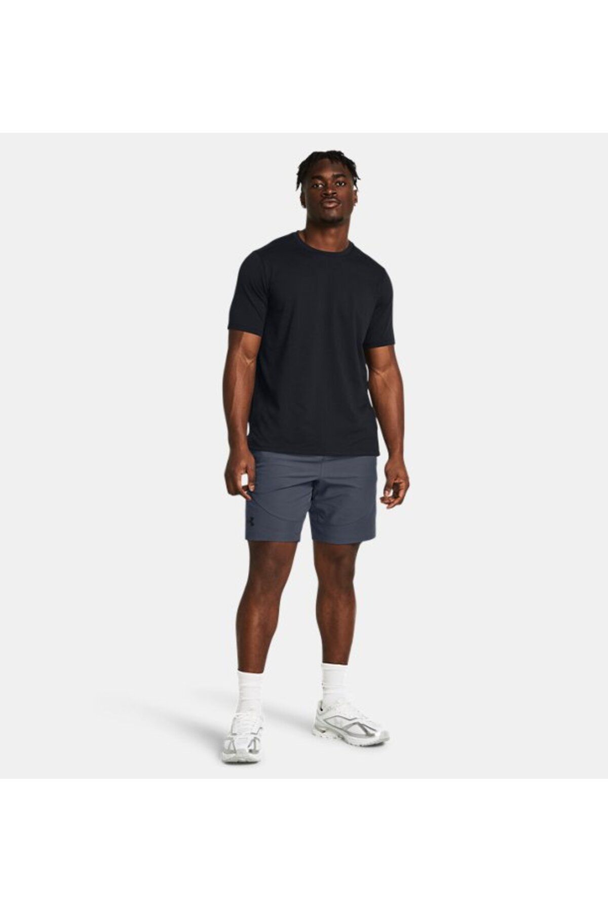 تی شرت ورزشی مشکی مردانه آستین کوتاه MALE 001 اورجینال Under Armour