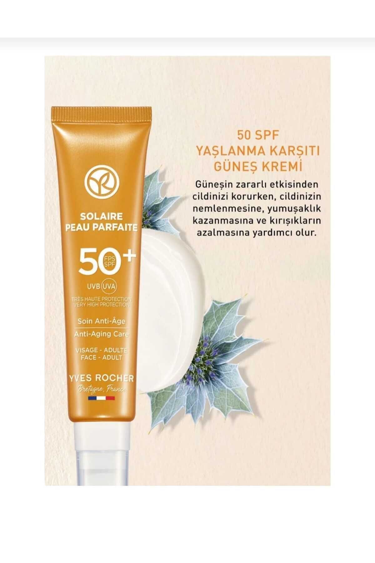 ضدآفتاب صورت SPF 50+ ضدپیری سولایر پو پرفکت ایوروشه Yves Rocher