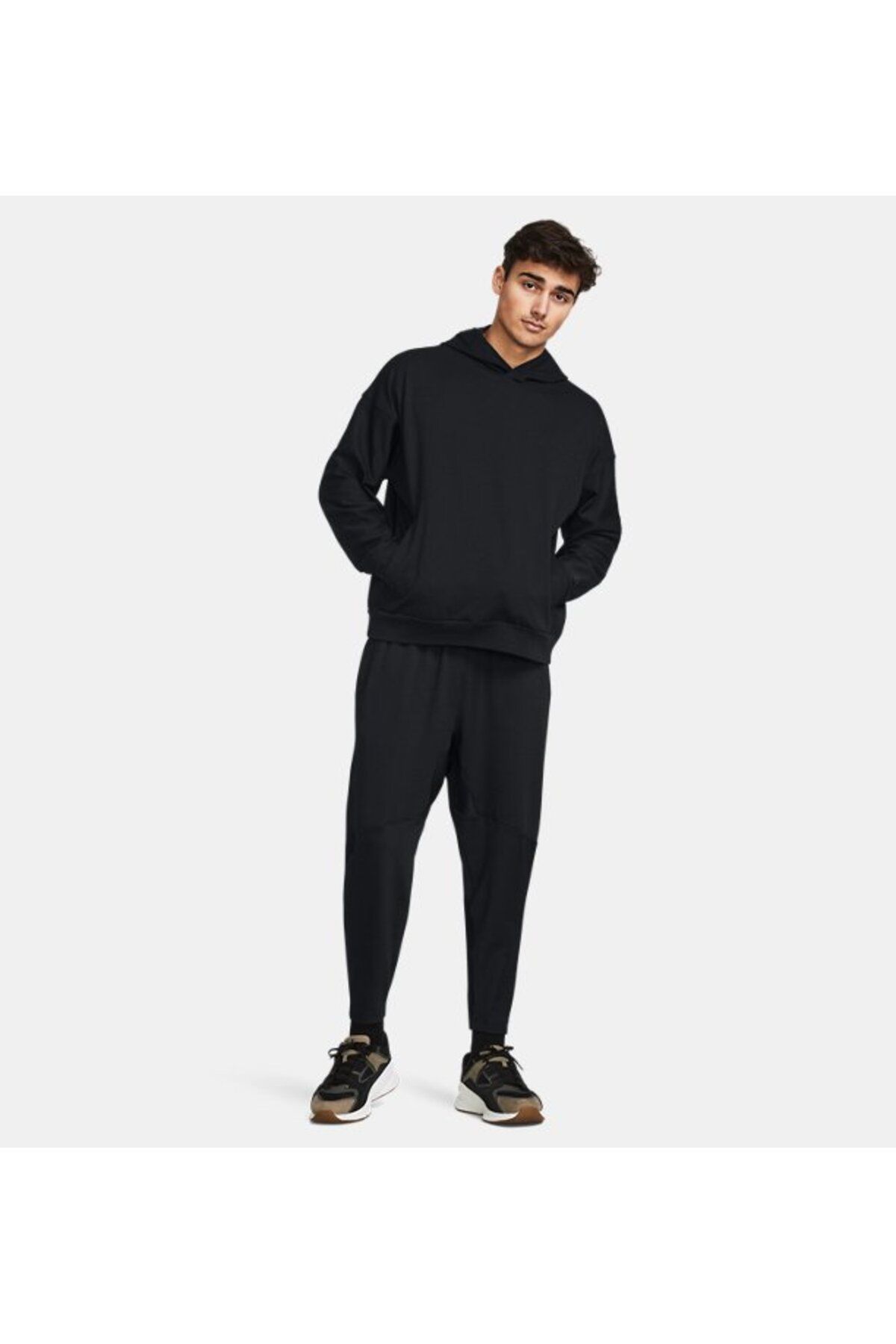 سویشرت ورزشی مشکی مردانه RIB UA در 001 اورجینال Under Armour