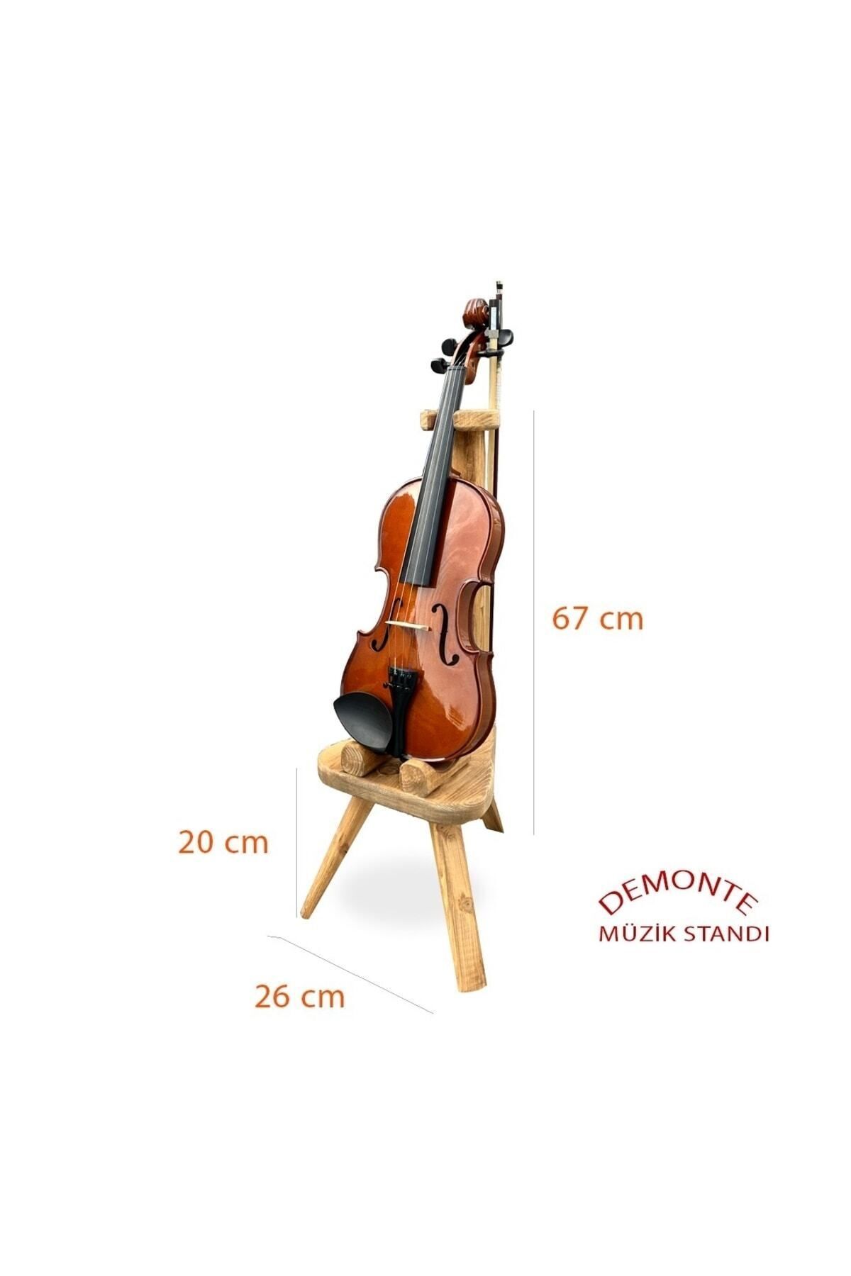 WOOD CORNER-Wooden Violin Stand (DEMONTE) 5