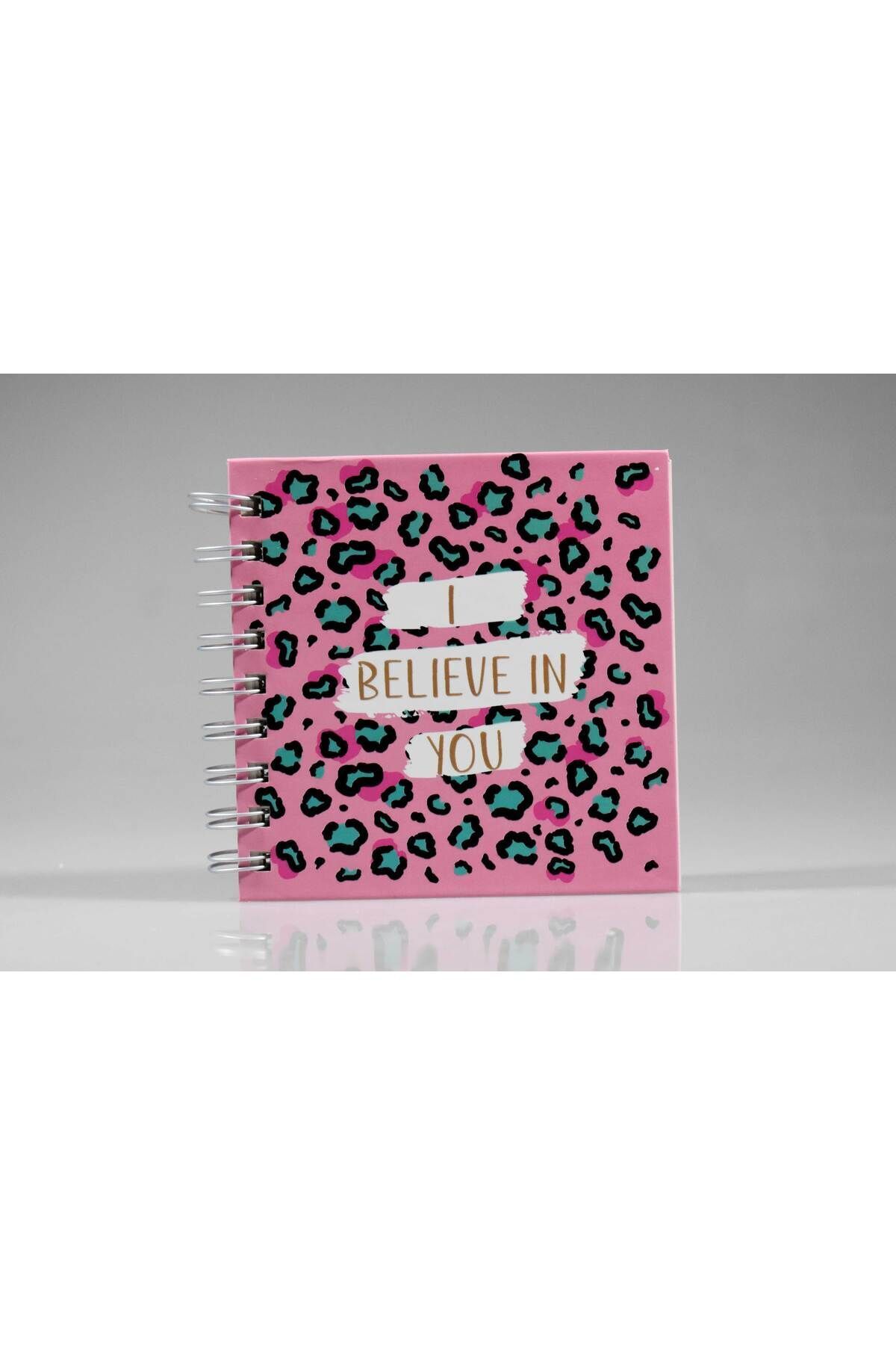 4nio-Leopard Patterned Pink Spiral Notebook 1