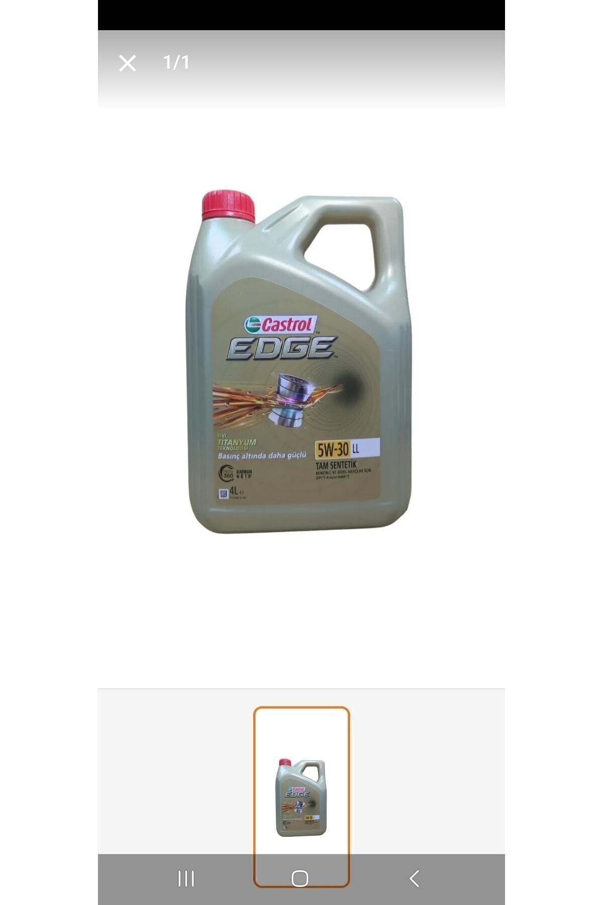 Castrol Edge 5w 30 ll 4 Litre Motor Yağı Partiküllü Fiyatı - Trendyol