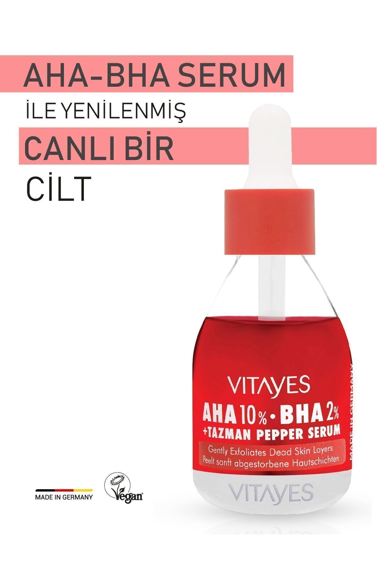 VITAYES-Red Peeling - Skin Tone Equalizing Acne Serum 10% Bha 2% 3