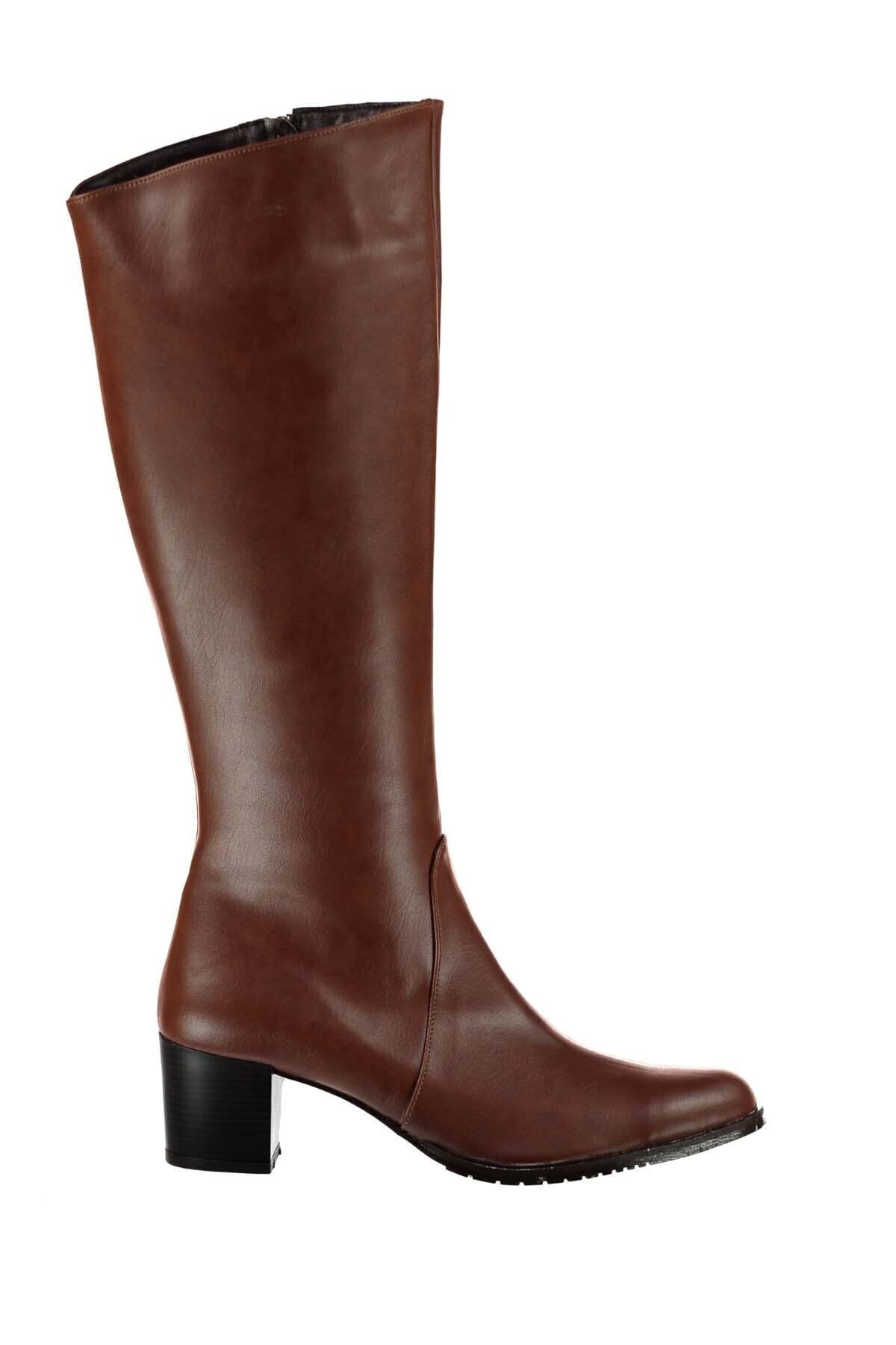 Fox Shoes-Hellbraune Damenstiefel A654252709 2