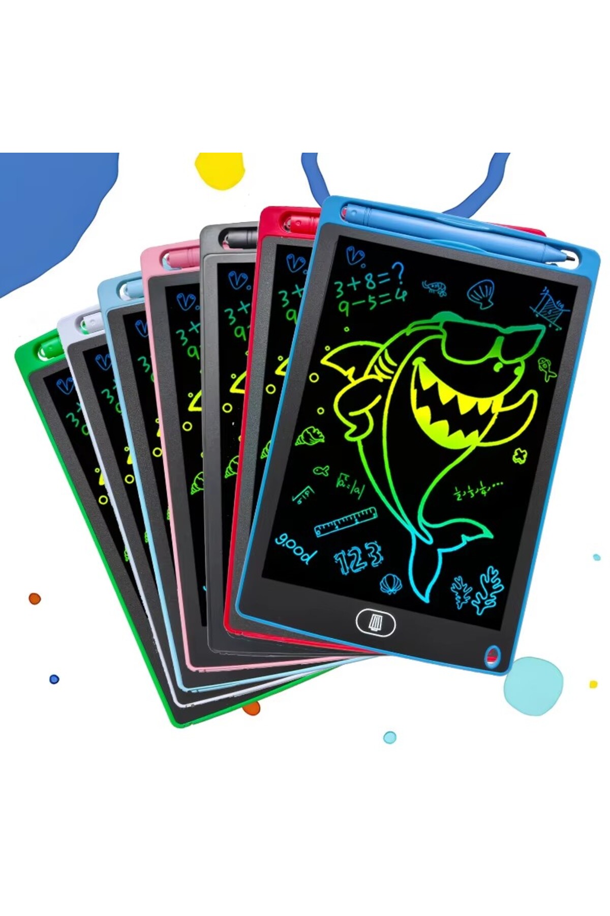 STLIFE çocuklar için hediye Renkli LCD ekran elektronik eğitim çizim tableti boyama yazma tableti el yazısı