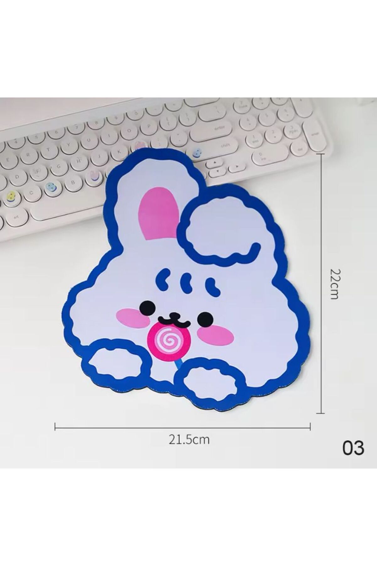 Kawaii Sanrio Cinnamoroll Y2k Kpop Anime Mouse Pad 21 x 20 cm Oyuncu Gamepad Figür Hediye