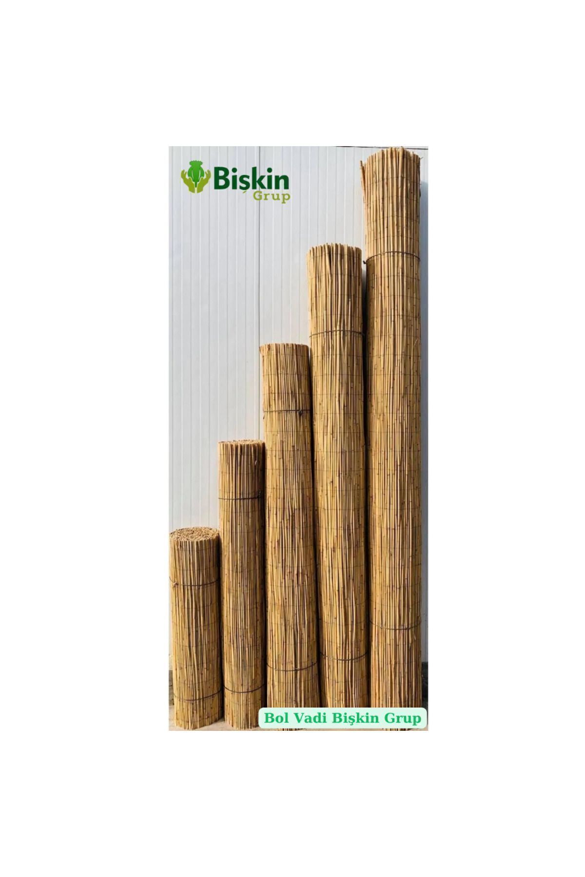 2m X 5m Bişkin Telli Doğal Bambu Kamış Çit,bahçe Çiti,balon Çiti,hasır Çit, Gölgelik 2