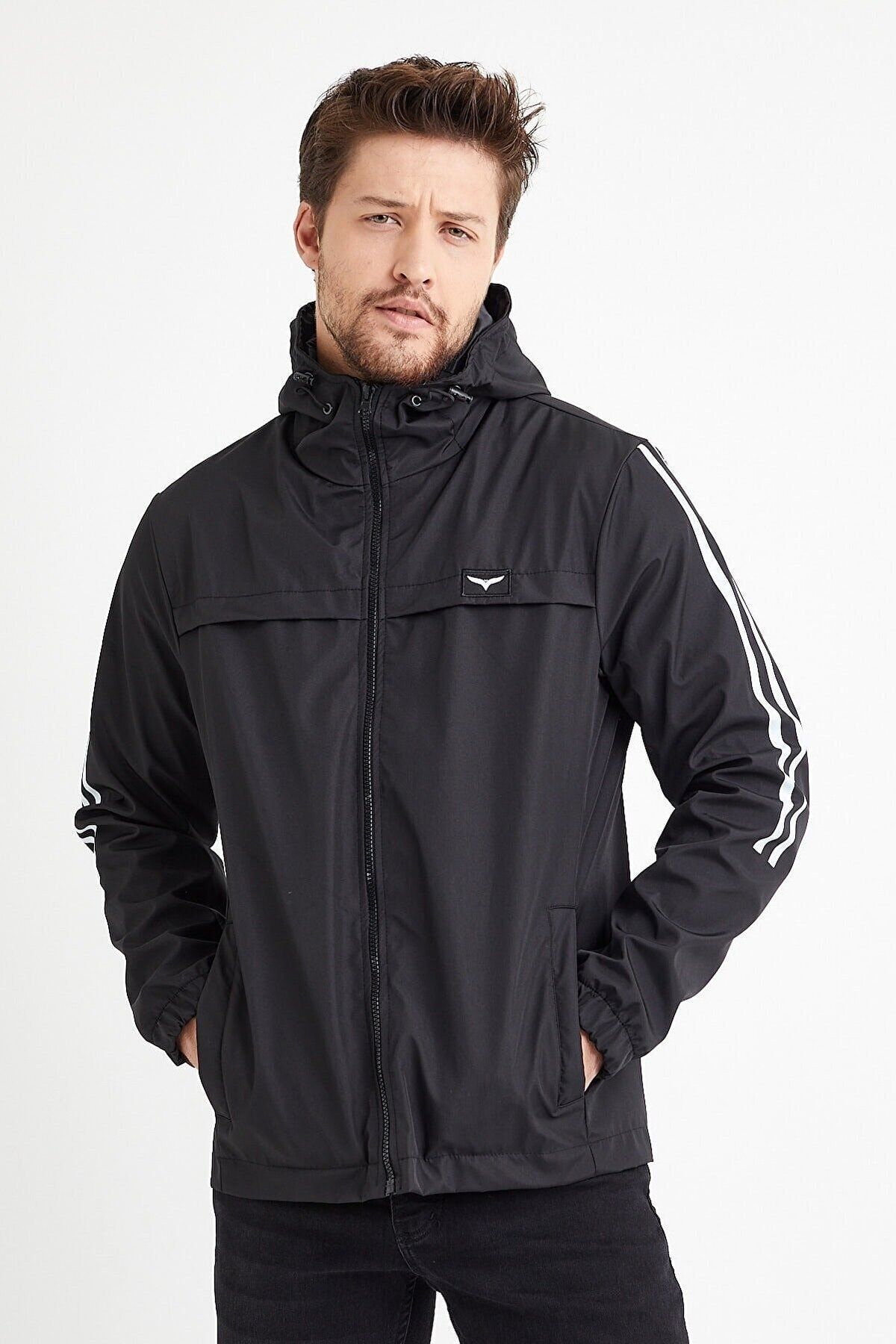 LEVEL HİGH  Erkek Su Ve Rüzgara Dayanıklı Mevsimlik Yağmurluk - Görsel 4