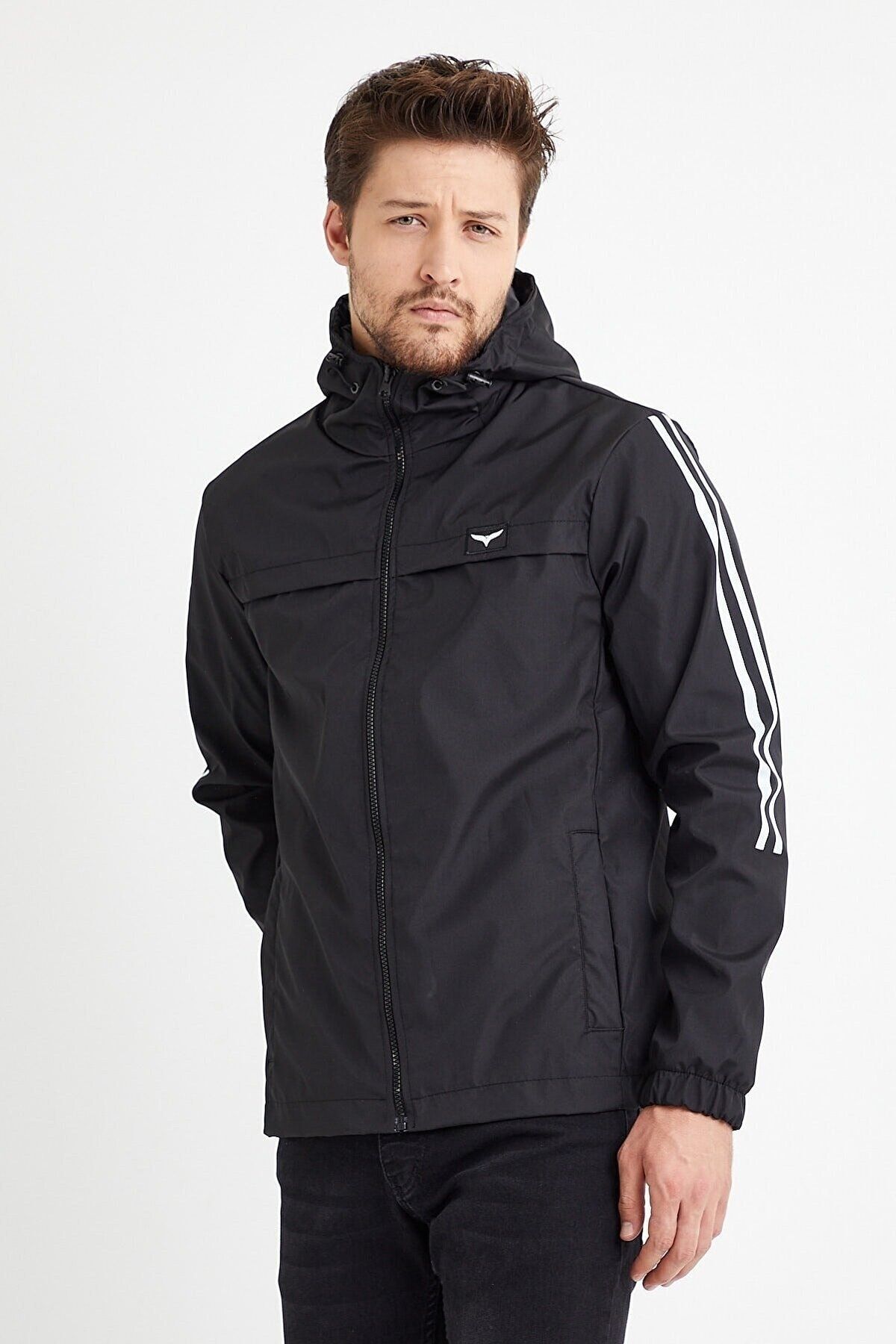 LEVEL HİGH  Erkek Su Ve Rüzgara Dayanıklı Mevsimlik Yağmurluk